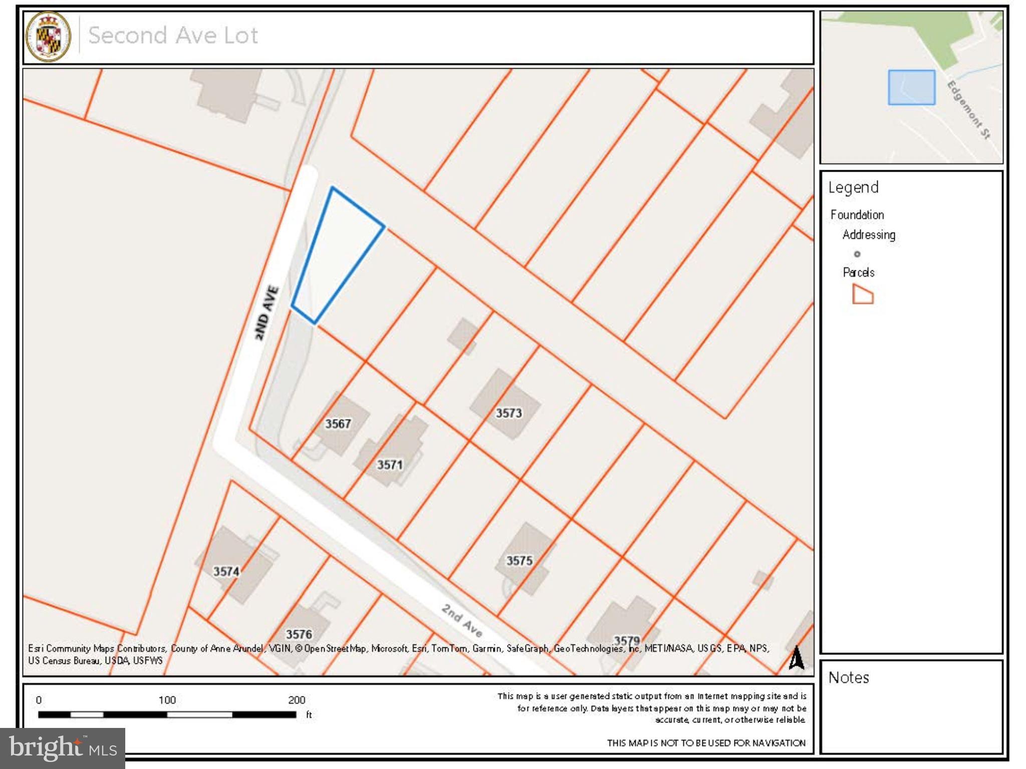 Raw land lot in the Selby Heights community of Edgewater. Buildability Unknown - Nearby properties are on private wells with public sewer hook-up available, no feasibility tests conducted or permits applied for. 

**All photo annotations are estimates only for the sake of clarify. Buyers are responsible for verifying all material details including exact boundaries.**