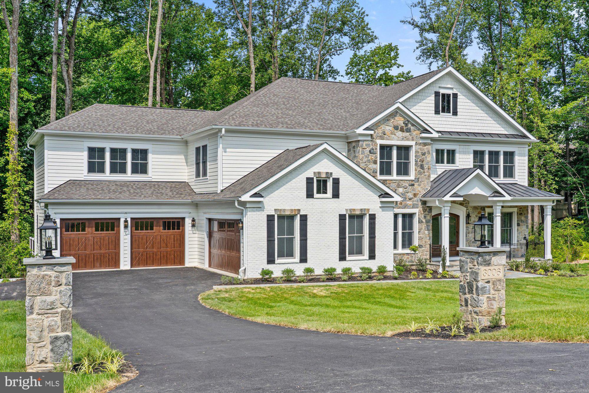 ***Please ask about our current buyer/agent incentive packages*** Introducing *The Alexander*, an exciting new home design by Sekas Homes, on a fabulous Oakton homesite with 4 car garage. This modern masterpiece spans 7,307 square feet across three finished levels and is set on an expansive, wooded 1.66 acre lot with a private rear yard perfect for outdoor living and entertaining. This stunning residence includes six spacious bedrooms and 6.5 luxurious baths. The main level boasts a guest suite, ideal for visitors, and the 9-foot ceilings on all levels enhance the sense of openness and light. Whether you’re hosting a formal gathering or a casual get-together, the floor plan offers both private family spaces and open gathering areas to suit any occasion. The gourmet kitchen is a chef’s dream, with custom cabinetry, a walk-in pantry, and ample space for meal preparation. The luxurious primary suite includes an impressive walk-in closet and dressing area, as well as a deluxe bath with a soaking tub, separate shower, and private water closet. The finished lower level is designed for entertainment and relaxation, featuring a recreation and game area, an exercise room, a bedroom, and a full bath. Perfect for all ages, The Alexander offers spaces that are both functional and inviting. Outdoors you will find a screened porch with a Trex deck, offering a seamless connection to nature. Additional features include a 4-car garage (with a 2-car side load and 2-car front load), and an extremely desirable location on Weber Place. Oakton/Thoreau/Oakton Pyramid.
