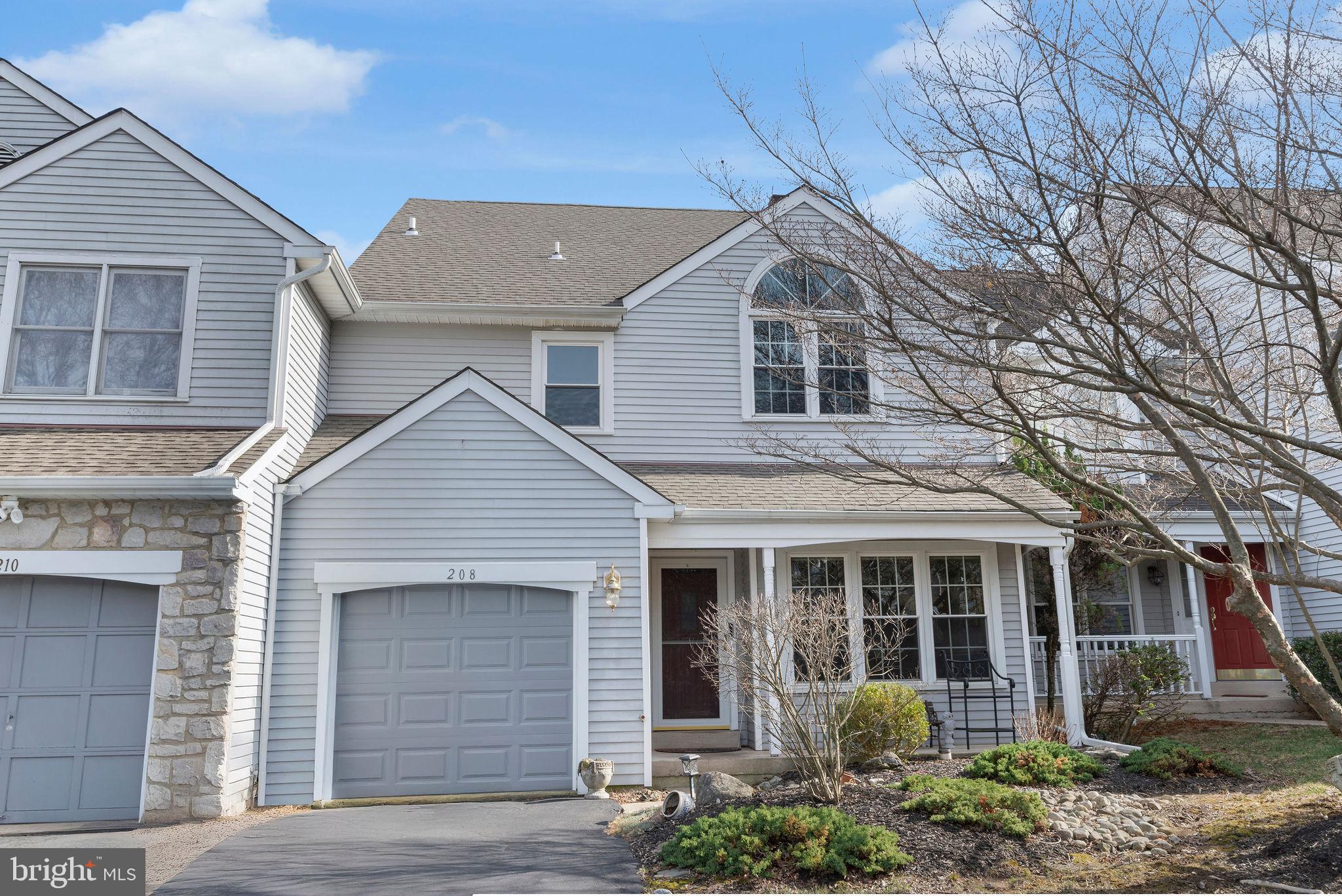 Welcome to 208 Polo Dr, a beautifully maintained home located in the highly sought-after North Penn School District. This charming 3-bedroom, 2.5-bathroom home boasts real hardwood floors throughout, creating a warm and inviting atmosphere. The updated kitchen features sleek stainless steel appliances and elegant quartz countertops, perfect for cooking and entertaining. The spacious living area is highlighted by a cozy wood-burning fireplace, while the finished basement offers additional space for relaxation or recreation. Enjoy outdoor living with a new Trex deck and a rear patio ideal for gatherings. The primary bedroom is a true retreat, featuring French doors, a private bathroom, multiple closets, and cathedral ceilings. The home also offers a bright breakfast nook with a skylight, adding an extra touch of elegance. Convenient second-floor laundry.  208 Polo Dr is decorated with crown molding and chair rail molding adding to the home's charm. Recent updates include a new roof, HVAC, hot water heater, sump pump, and garage door, providing peace of mind for years to come. This home also features a 1-car garage and is ready for you to move in and make it your own. Showings begin Thursday, March 27th, with an open house on Saturday, March 29th, from 12-2. Don't miss your chance to see this exceptional home!