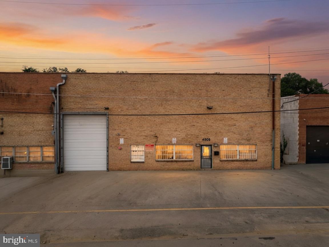 Versatile commercial warehouse featuring a spacious open-bay layout with no interior columns, allowing maximum flexibility for storage, distribution, light manufacturing, or other business operations. The property includes two private offices, two bathrooms, and a mezzanine for additional workspace or storage.

The warehouse offers an approximately 18-foot clear ceiling height and a 12-foot roll-up door for convenient loading and unloading. Ideally located with easy access to major transportation routes and Washington, D.C., this property provides an excellent opportunity for businesses seeking functional industrial space in a convenient Hyattsville location.