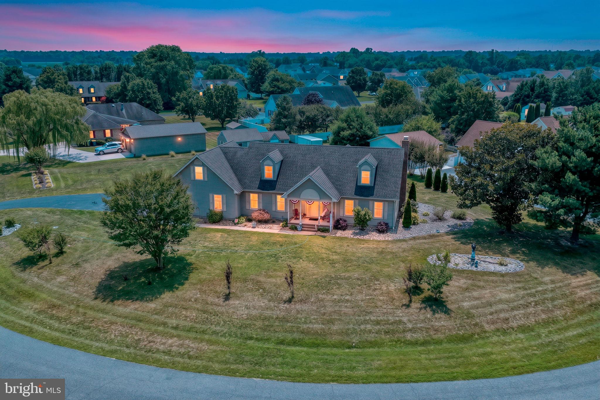 Come check out this lovely spacious finished Cape Cod in the quiet development of Lucky Estates. This 3 bedroom 2 1/2 bath plus bonus room is located just minutes away from Harrington Raceway and Casino, about 30 minutes from the beach and less than 100 mile drive to Philadelphia, Baltimore or Washington D.C.  
Seller is Listing Agent