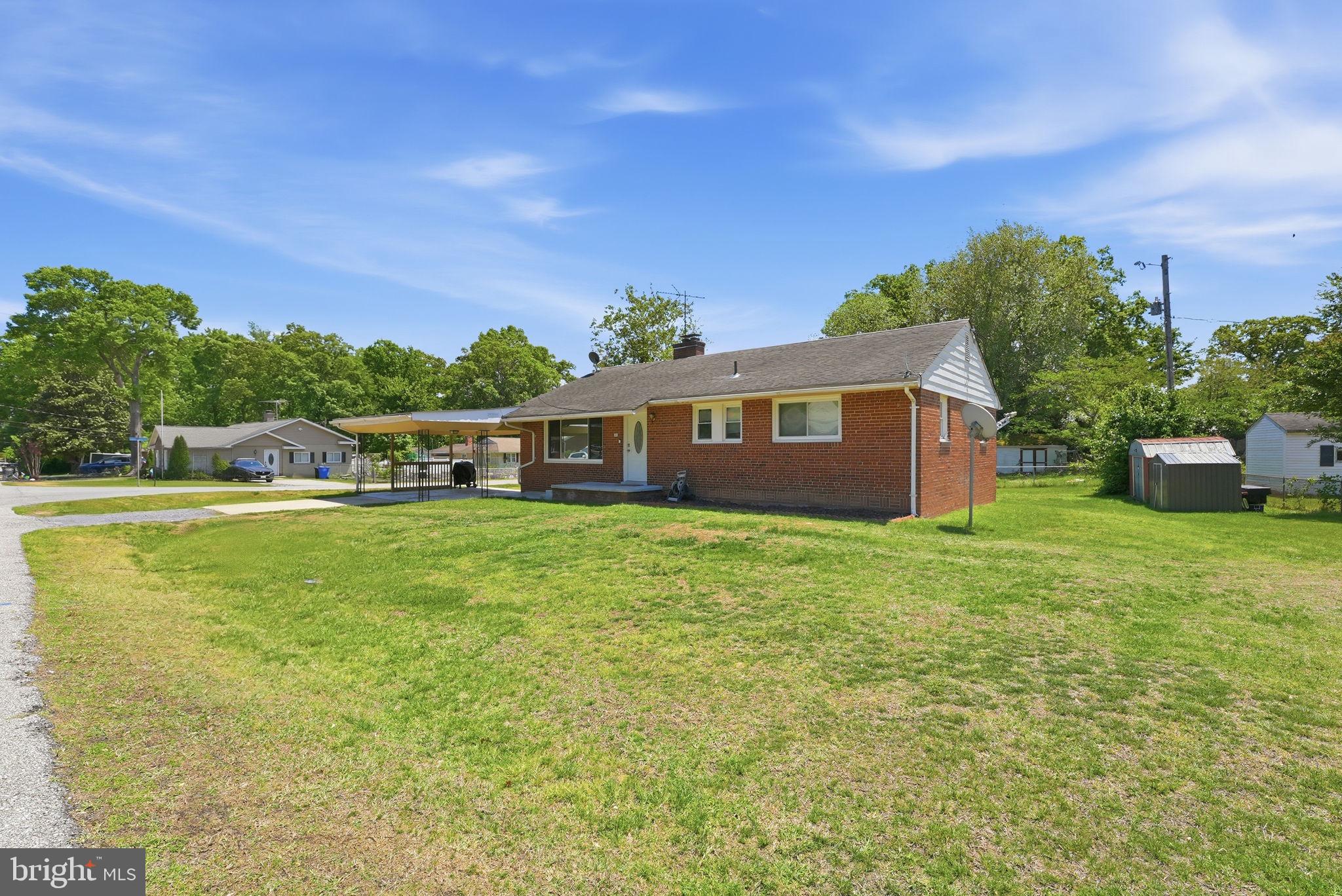 Welcome to 4 Jenkins Dr! A beautiful rambler situated on a large corner lot. This home has beautiful new LVP flooring from the living room, running throughout the hallway and fresh carpet into the gorgeous well lit bedrooms. In the kitchen you’ll find new modern floor, entire home has freshly painted walls and ceiling, with an attic accessible from hallway for extra storage as well as a  shed in backyard. Your next home is move in ready and located minutes from Indian head navel base 210, grocery and shops! NO HOA