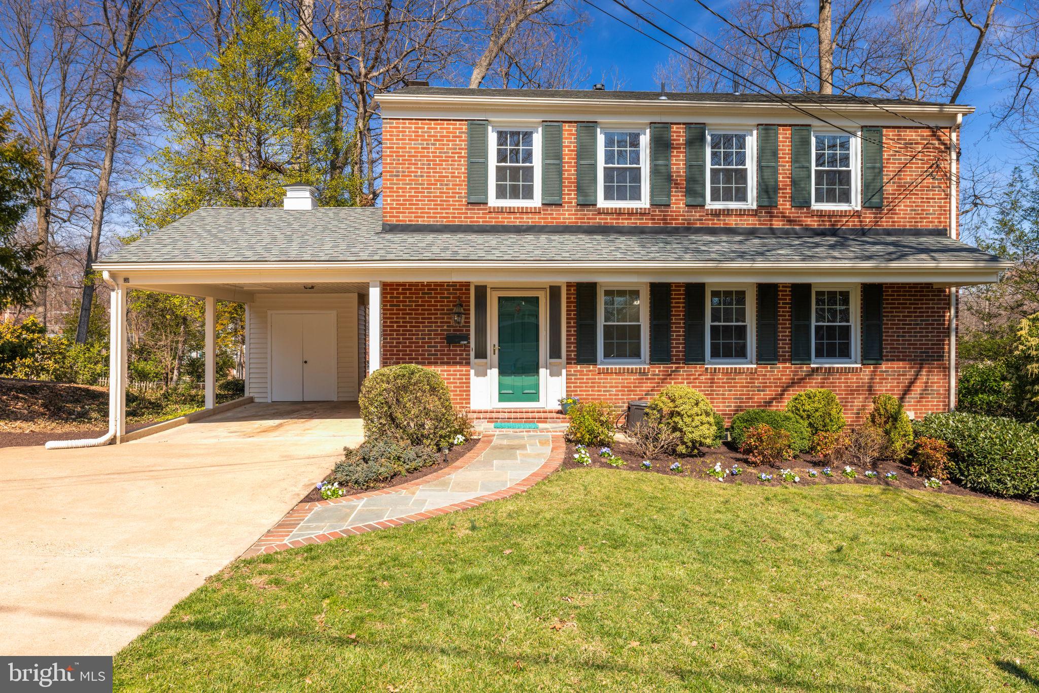 Welcome to 8912 Moreland Lane, a much-loved all-brick original owner home in Willow Woods. This rarely available Willow model is sited on over a quarter-acre lot backing to trees on a quiet cul-de-sac close to everywhere and in the sought-after Woodson High School district. It’s just up the hill from Ilda Pool, which has memberships available and is the fun hub of the community in the summertime. A new roof was installed in 2015, a new hot water heater in 2021 and new windows in 2011. The handsome brick and slate front walk and stoop guide you to the entrance. Dazzling hardwood floors have been refinished in the foyer, living room, dining room, steps upstairs and the upper hall and bedrooms. New carpet has been put on the steps to the lower level, the lower hall and rec room. The entire home has been freshly painted and two half-baths have just been renovated. All-new brushed nickel interior door knobs and hinges have been installed. There’s a storage closet off the large carport and a patio with a walkway and steps descending to the rear yard. There are custom built-ins in the living room which has a very nice triple-window overlooking the treed rear yard. The separate formal dining room with elegant chair and crown molding will be the perfect setting for your special occasions with loved ones. The eat-in kitchen is a super-cheery spot that gets lots of light from three windows and has stainless appliances including a new dishwasher and newer stove and refrigerator. Upstairs, there are four spacious bedrooms with multiple windows, new closet doors, new modern ceiling lights and two full baths.  On the lower level you’ll find the huge laundry/storage room with a utility sink and the rec room with a classic fireplace with a brick surround and wood mantel. The powder room has a brand new floor, toilet, vanity, mirror and light fixture. Walk out through the new sliding glass door to the lower patio and rear grounds with mature trees. This wonderful home is close to all transportation routes and is a central location to easily get anywhere in Northern Virginia you want to go. It's super-close to the Express bus to the Pentagon, Tysons, Fairfax Corner, Audrey Moore Rec Center and more!