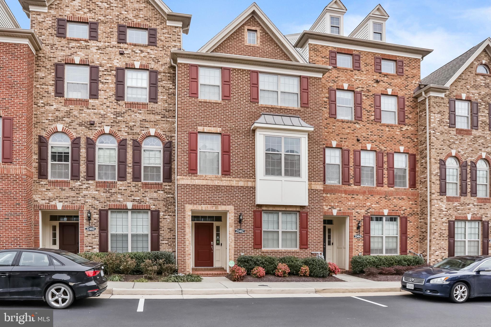 Welcome home to 22462 Cambridgeport Sq, located in the highly sought after and convenient Moorefield Station Community of Ashburn! This beautiful, contemporary townhouse has 2,172 Sqft of finished living space over 3 levels and has been very well maintained throughout. The home has 4 spacious bedrooms, 3 bathrooms, 1 half bathroom, a stunning gourmet kitchen with open concept living and a composite deck. The garage has been fitted with a convenient overhead storage unit to maximize use of space in the home, an EV charger is also installed. The primary bedroom has a huge walk-in closet, with plenty of other storage options throughout. Located 5 minutes from the Silver Line at Central Station Dr and within close proximity to Moorefield Elementary School. Easy access to the Dulles Greenway, airport, route 7 and 28. Conveniently located minutes from the Broadlands Village Center where you’ll find plenty of restaurants, coffee shops, grocery stores, post office, LA fitness and much more! Some of the many amenities include the Moorefield Community Park, tot lots, volleyball court, play areas, pool and recreational trails.