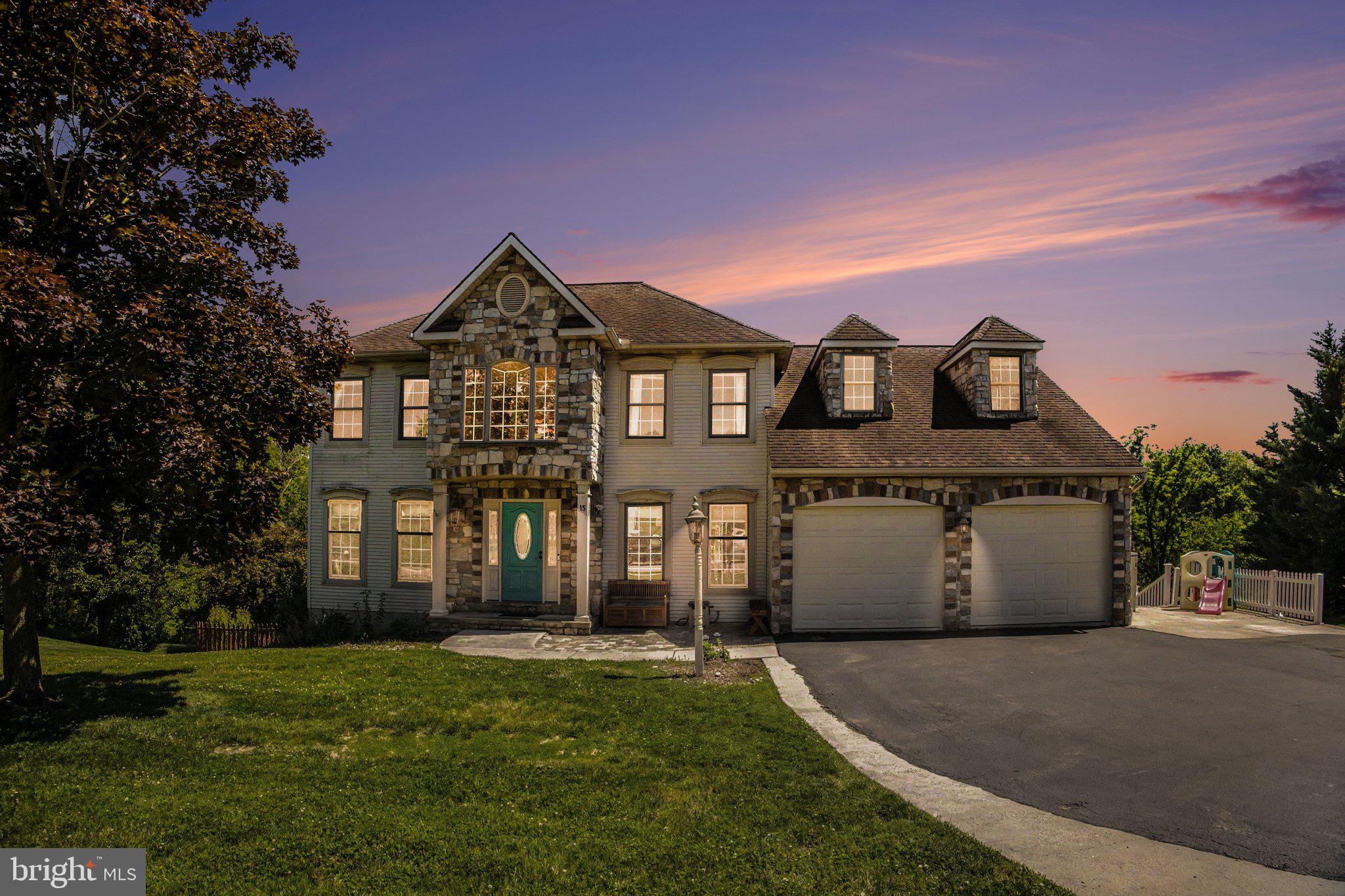 Welcome to 15 Bullrush Landing, a meticulously maintained move in ready home in the sought-after Victorias Pond neighborhood. This property has been thoughtfully upgraded with exceptional outdoor living spaces, modern finishes, and flexible living arrangements.

The primary bath has been upgraded with a custom walk-in tiled shower, while additional bathroom improvements include a new tub, updated vanities, and new toilets. The finished basement has been converted into a fully functional in-law suite complete with a gourmet kitchen with white shaker cabinetry, quartz countertops, tile backsplash, stainless steel appliances, gas range, recessed lighting, and coffered ceiling details.  Separate HVAC system offers ideal accommodations for multigenerational living or extended guests.


Your outdoor oasis awaits with a rebuilt and expanded Trex composite deck featuring vinyl railing, ceiling fan, pergola, enclosed under-deck storage, extensive paver patios and walkways, retaining wall, fencing, raised garden beds, mature landscaping, fruit trees, and a backyard playset. Additional improvements include new garage doors and professionally designed outdoor entertaining spaces. The former covered porch was converted into a four-season sunroom, providing additional year-round living space.

This is a home you won't want to miss. Don't wait - schedule your showing today!