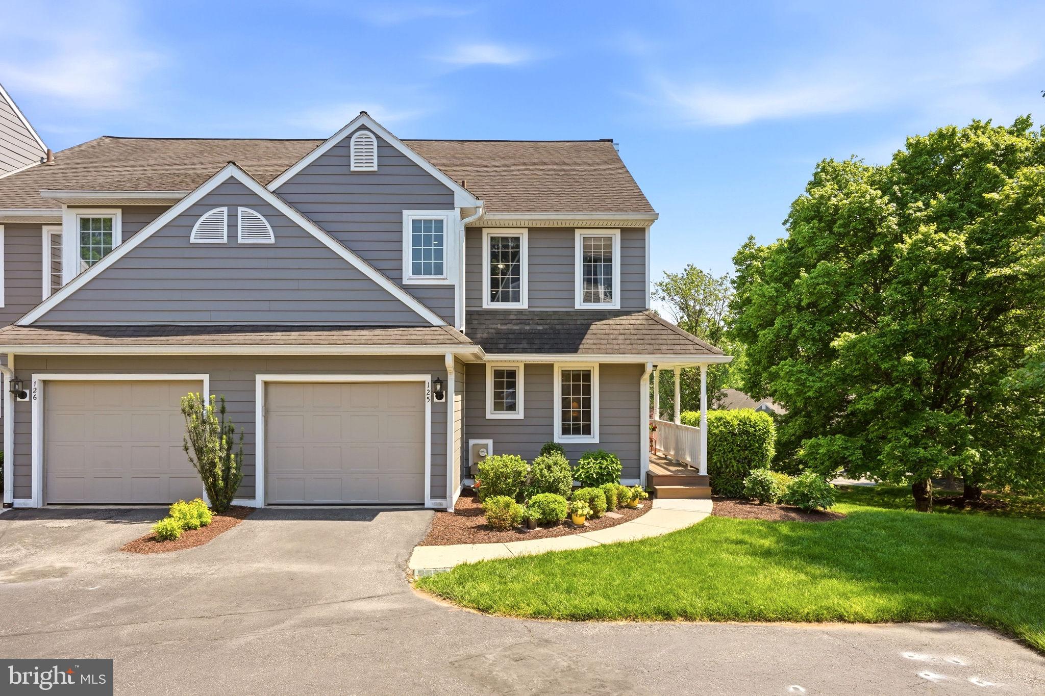 Set against breathtaking, ultra-private Chester County views, this rare end-unit luxury townhome in the coveted Ponds Edge community offers over 3,000 square feet of beautifully designed living space in the award-winning Unionville-Chadds Ford School District. Surrounded by a serene, park-like setting with unmatched privacy, this exceptional residence combines elegance, comfort, and an incredible lifestyle in the heart of Chadds Ford.

From the moment you arrive, the welcoming front porch and lush surroundings set the tone for what’s inside. Step into the sun-drenched foyer, where hardwood flooring, oversized windows, and sophisticated finishes create an elevated yet inviting atmosphere throughout the main level. Designed for both everyday living and effortless entertaining, the gourmet kitchen features granite countertops, white cabinetry, stainless steel appliances, and seamless flow into the dining area and expansive family room. Anchored by a gas fireplace with a striking brick accent wall, the living space opens to an oversized private deck through dual sliding glass doors, offering stunning views and the perfect backdrop for relaxing or entertaining.

Upstairs, the luxurious owner’s suite serves as a private retreat, complete with a spacious walk-in closet and spa-like en-suite bath with a large stall shower. Two additional generously sized bedrooms and a beautifully appointed hall bath complete the second level. The third-floor loft and fourth bedroom provide incredible flexibility for guests, a home office, gym, or creative space, with built-in shelving, desk space, and abundant storage already in place.

Still need more space? The fully finished walkout lower level adds even more versatility, featuring a full bathroom, fireplace, and endless possibilities for a media room, guest suite, fitness space, or additional entertaining area.

Rarely does an end-unit home offering this level of privacy, square footage, and scenic beauty become available. All of this, just moments from renowned dining, shopping, museums, trails, and parks throughout historic Brandywine Valley.