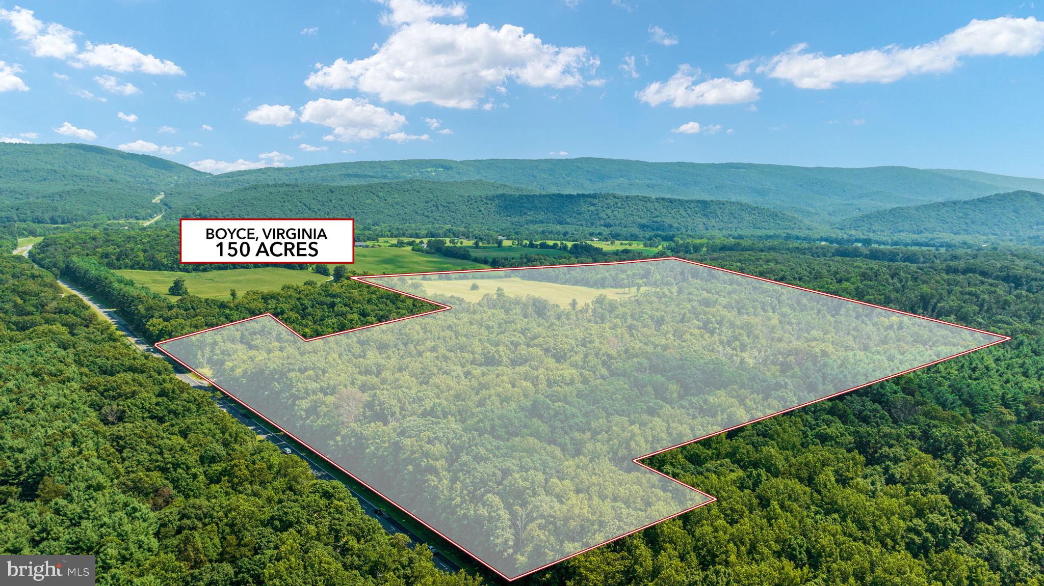 Buy dirt! Rare 150 acre parcel with diverse habitats. Including open fields and wooded areas partially open with rolling fields. Perfect for hunting, homesites or venue. Bring your grapes! Lots of wildlife and amazing views. Currently zoned Agriculture no  HOA. Lots of road frontage with private drive cut in. 5 DURs by right. Previous soil work has several perc sites and the ability  to divide.  Just minutes from the river your options are endless.  By appointment only. Check out the Video!