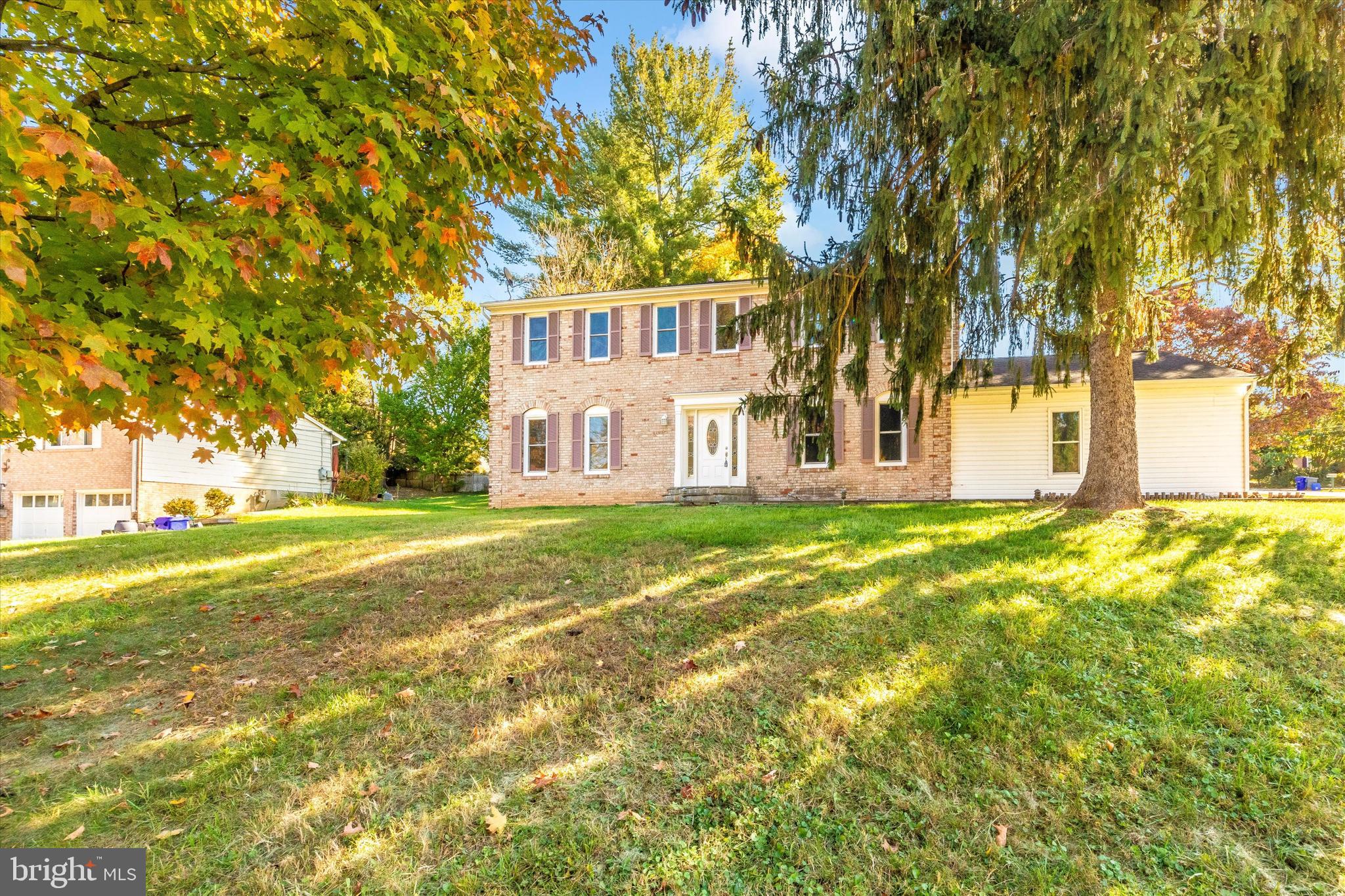 Fantastic deal in the sought-after Stonegate community wiht this 4 bedroom/3.5 bath brick colonial.  The main level has separate living & dining rooms, a family room anchored by a brick wall with a wood-burning fireplace, a mudroom, and an eat-in kitchen. . There are 4 bedrooms and 2 full baths on this level. The architectural shingle roof is in great condition and has another 15+ years of life. The basement is partially finished and has tons of potential to create an office space, recreation room, and an additional bedroom/Den. The electric panel was upgraded in 2018 to a 200 Amp panel. This home is located on a expansive corner lot with easy access to main roads and just under 5 miles away from the Glenmont metro station.