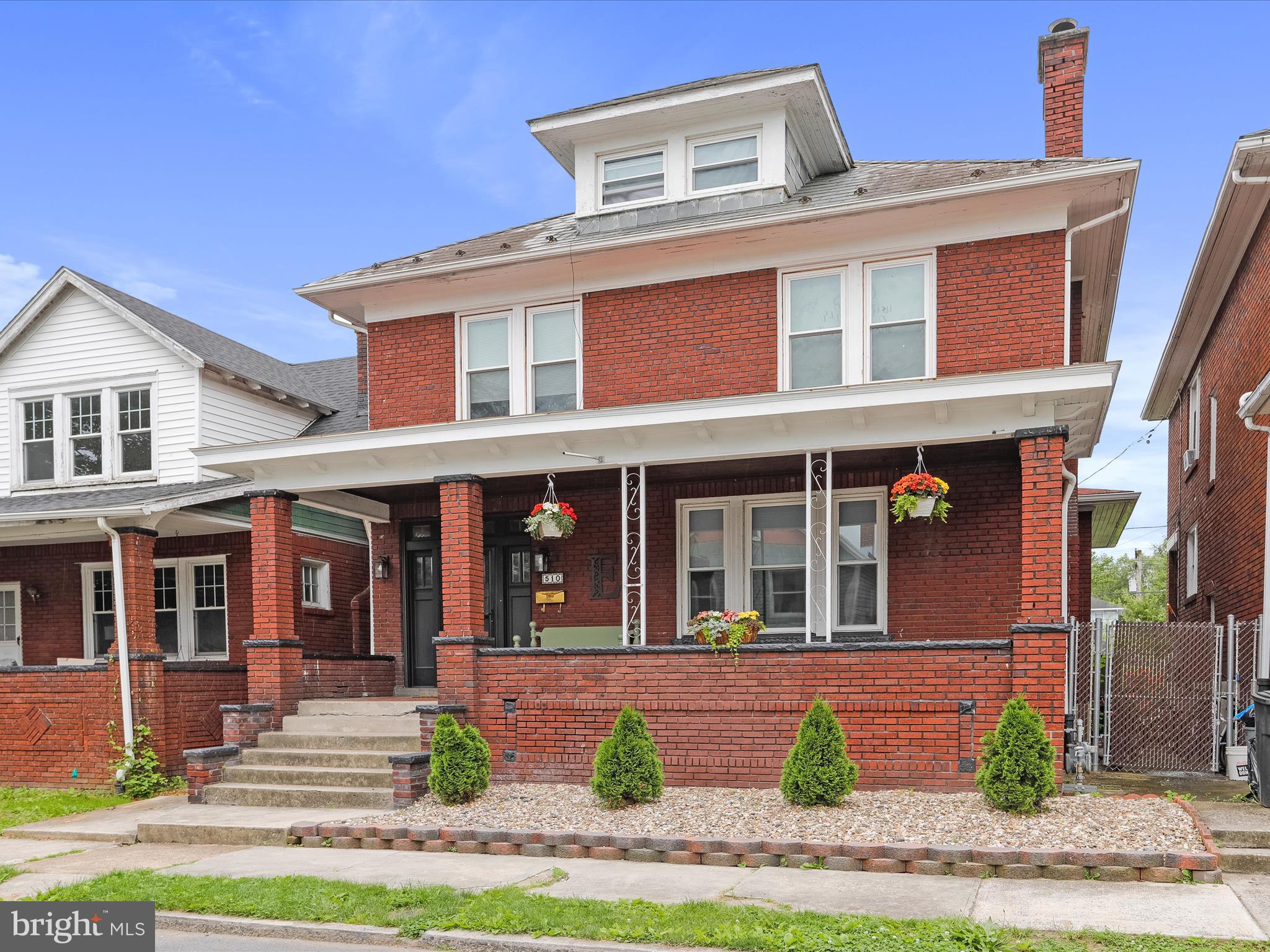This gorgeous home in downtown Cumberland has been recently updated with so many gorgeous features! The kitchen and bathrooms have been updated and they are stunning! The home offers a large living room, formal dining room, open concept kitchen and a sunroom that would make a great office! The upstairs features 2 bedrooms, a full bathroom and a primary bedroom with a walk-through closet and claw foot tub to soak and relax in. Walk through bedroom 3 to head up to the finished attic space which features 2 additional rooms that could be used as bedrooms 4 & 5, a playroom, home office, etc... There is a cute rear porch, small yard (easy maintenance) and a 2 car detached garage in the back. Let's make it yours!