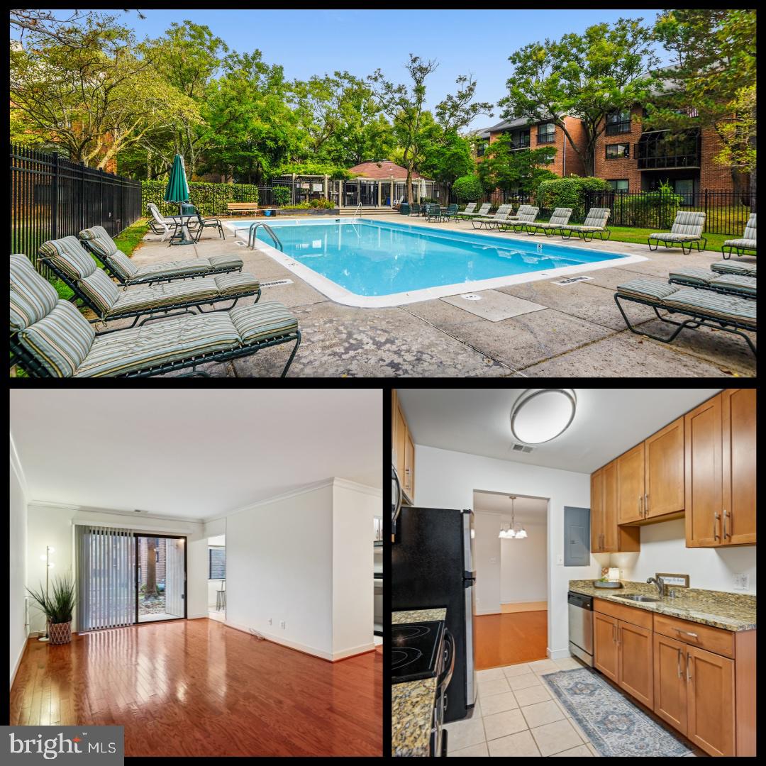 Take advantage of the opportunity to own this beautifully maintained two-bedroom, two full bath condo in Annapolis. Offering convenient one-level living, this home combines comfort, updates, and an ideal location.
The kitchen is thoughtfully appointed with granite countertops, stainless steel appliances, updated LED lighting, and additional seating space—perfect for casual dining or entertaining. Hardwood flooring and crown molding add warmth and character to the living and dining areas. Step outside to your private patio, ideally situated near the community pool and grills, creating an easy extension of your living space. The spacious primary suite features a large walk-in closet and a private bath with walk-in shower. Both bedrooms offer newly installed carpet (2026). A second full bath with tub and shower provides flexibility for guests or family. The separate laundry room includes a washer and dryer, plus valuable storage space. The monthly condo association fee adds exceptional value, covering water, sewer, oil for the hot water heater, trash and recycling, snow removal, grounds maintenance, and pool membership. The association also maintains the hot water heater and installed a new roof in 2026, offering additional peace of mind. Ideally located just minutes from downtown Annapolis and Quiet Waters Park, this home offers the perfect blend of low-maintenance living and access to everything Annapolis has to offer.