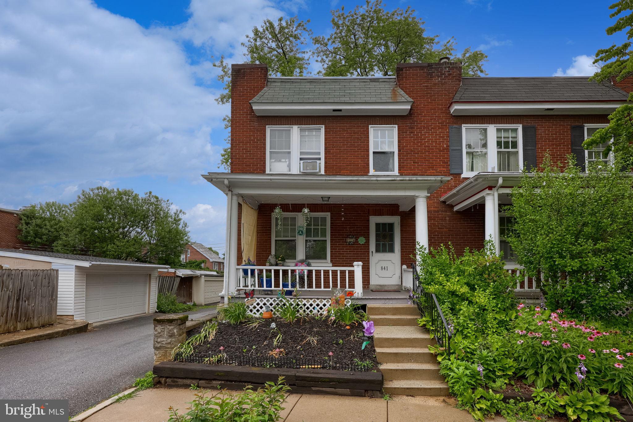 Solid brick end-unit home offering the features buyers are looking for. Enjoy a deep front porch, off-street parking, and a fully fenced backyard.
Inside, you’ll find original hardwood floors throughout and a living room with a fireplace. The second floor includes three bedrooms and a full bathroom.
The clean, partially finished basement provides additional space for a family room, gym, or storage.
With classic character, solid construction, and practical updates, this home is ready for its next owner.