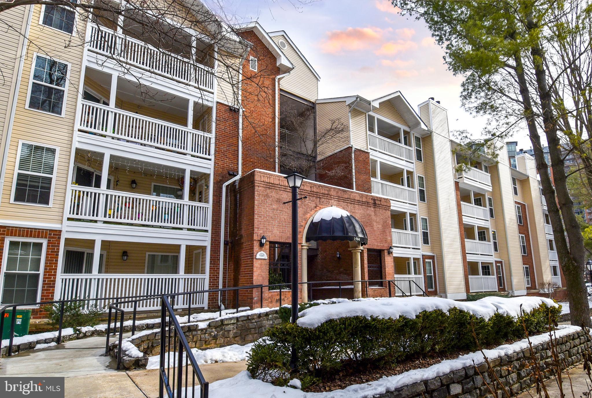 Welcome to 1504 Lincoln Way #220. This cozy 1br 1ba condo is updated with stainless steel appliances, granite counters & bamboo floors.  Brand new HVAC in 2023 is the staple of energy efficiency! Enjoy your view of the courtyard from the balcony & sunlit rooms throughout the day.  This home has all the modern day conveniences right next door to include a Community Pool, Fitness Center & Party Room!  Just a short walk to Harris Teeter, Starbucks & Tysons 2 & Spring Hill Metro Station