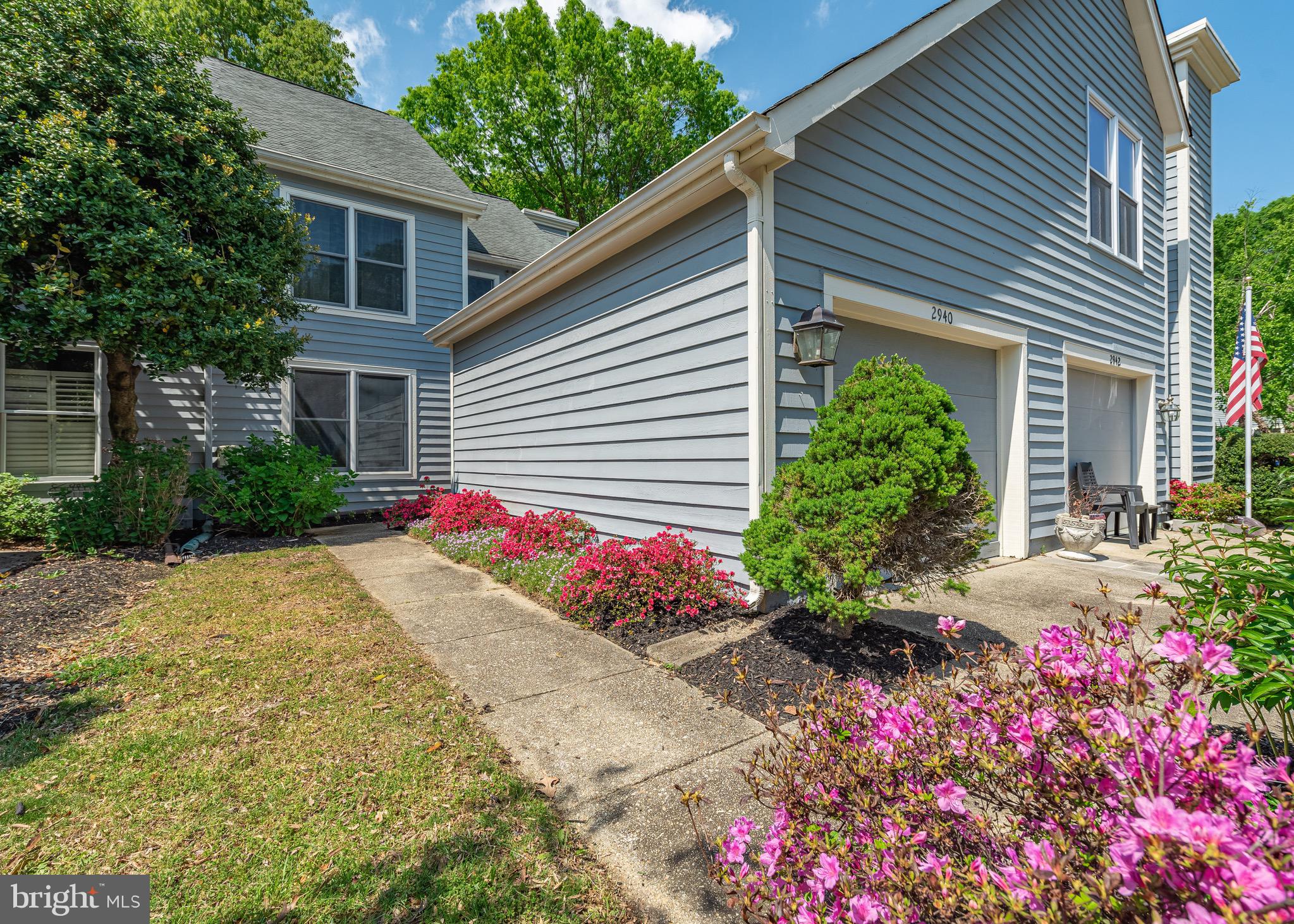 Stunning townhome in sought after Riva Trace water privileged neighborhood. Amenities include community pier with kayak and canoe storage, nature trails, pickle ball and tennis courts, playground, and basketball courts. Upgraded kitchen with granite countertops and stainless steel appliances. Wood burning fireplace and hardwood floors on the first level.  The upper level offers 2 Master Bedrooms w/ private Full Baths. Located on a quiet cul-de-sac with 1 car garage and attic space. Washer and dryer and plenty of storage. Conveniently located off Riva Rd near restaurants and shopping. Minutes to downtown Annapolis and Rt 50. This property is managed by Champion Property Management - applicants must fill out permission to run credit and application for lease.