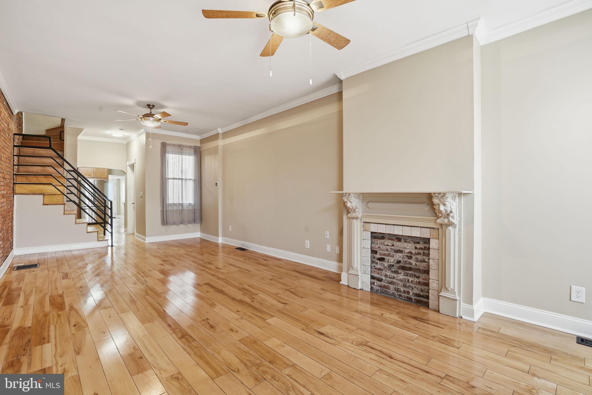 WELL MAINTAINED 15FT WIDE ROW HOME NOW AVAILABLE ON QUIET AND SOUGHT AFTER BLOCK IN FEDERAL HILL. 1500+ SQFT. OVERSIZED OFF STREET PARKING PAD. GLISTENING HARDWOODS CASCADE THROUGHOUT. ENJOY CUSTOM CABINETRY, IMPORTED TILE, AND GRANITE COUNTERTOPS. LOADS OF NATURAL LIGHT. HIGH CEILINGS. TONS OF STORAGE. WALK-IN SHOWERS. WALK-IN CLOSETS. SPACIOUS 2 BEDROOMS WITH 2.5 BATHROOMS. ROOF DECK WITH STUNNING CITY VIEWS - GREAT FOR ENTERTAINING. CLOSE PROXIMITY TO RETAIL SHOPPING, LOCAL DINING, INNER HARBOR, AND ALL MAJOR HIGHWAYS. SCHEDULE A PRIVATE TOUR TODAY.
