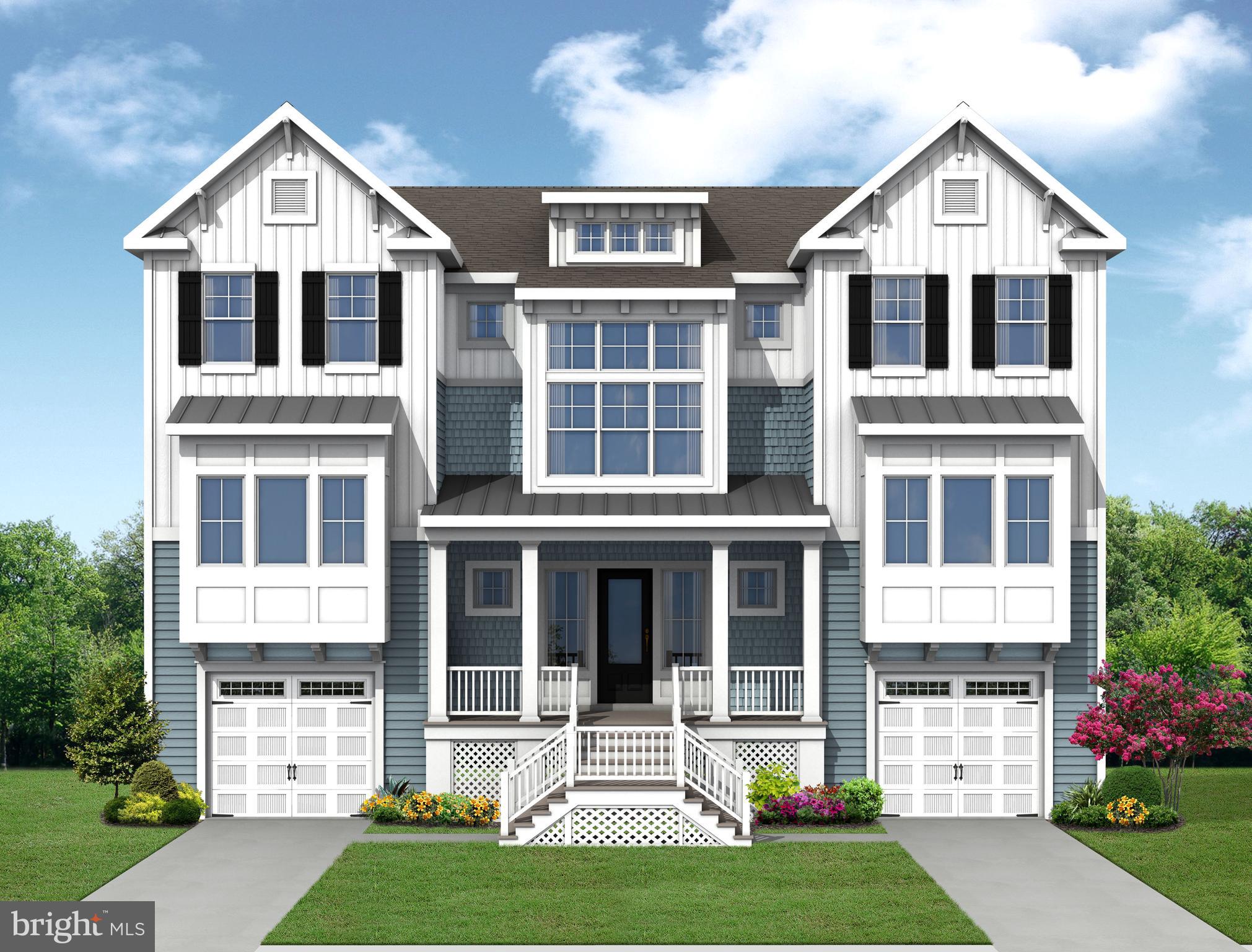 Enjoy bayfront living and amenities in this new luxury community of 70 single family homes. Channel Pointe is just 1 mile from the beach of Fenwick Island. The Sentinel floor plan is a three-story home to maximize the water views in this stunning location. The first floor consists of a two -car garage, a recreation room, and a bedroom and bath. The open kitchen with upgraded appliances and a wine cellar, dining and great room with built ins are on the second floor as well the owner's suite. To complete this floor there is a a study and sunroom. The third floor consists of the second owner's suite plus two additional bedrooms with their own baths. This home also has an elevator.