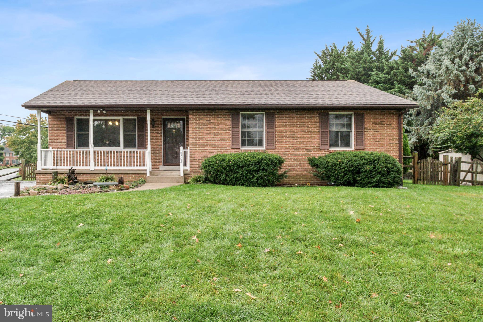 Offer deadline Monday 10/28 4 pm.

BACK ON THE MARKET!  Buyer financing did not come through, no fault of seller. Appraised at $460k, the value is there - hurry for your opportunity to score this beautiful home! A quick close is possible, seller has already moved much of the furniture out. Showings begin Saturday, 10/26 at noon.

Charming Clover Hill Rancher on a Peaceful Cul-de-Sac:

Welcome to this delightful 3-bedroom, 3-bathroom rancher, ideally situated in the highly desirable Clover Hill community just beyond the city limits. Enjoy the benefits of a serene neighborhood, free from city taxes, all while being conveniently close to amenities. With low HOA fees that include access to the neighborhood pool, this home is perfect for both family living and entertaining. This home has been lovingly cared for and it shows!

Main Level Comfort & Convenience...
As you step across the inviting front porch and into the home, you’ll be greeted by beautiful hardwood floors that extend throughout the bright, open living space. The living room flows seamlessly into the dining area, and has a pass-through to the kitchen, creating a welcoming and open floor plan.

The main level features three spacious bedrooms, including a lovely primary suite with a ceiling fan and a private en-suite bathroom. Two additional bedrooms and a second full bath provide flexible living options for family or guests. For added convenience, laundry hookups are available in one of the bedroom closets if you prefer to have laundry on the main floor. Currently, the laundry room is located in the basement, but the option to move it upstairs is already set up.

Expansive Finished Basement...
The fully finished basement offers a wealth of additional living space, perfect for entertaining or creating a separate living area. Relax in the large family room with a cozy gas fireplace, or take advantage of the bonus room that’s ideal for a home office or guest space. The basement also includes a third full bathroom and a second kitchen, making it perfect for an in-law suite or extended stays for family and friends. With convenient exterior access via Bilco doors, it’s easy to step outside and enjoy the yard.

Outdoor Living at Its Best...
The backyard is your private retreat, fully fenced for privacy and featuring a deck that's perfect for summer barbecues or outdoor dining. For gardening enthusiasts, custom raised garden beds and beautifully landscaped grounds offer a touch of nature. A spacious shed with electricity provides extra storage or the perfect space for a workshop.

Additional Features:

New microwave in the main kitchen.  
Public sewer and well water (no water bills!).  
Basement exterior access for easy outdoor living.  
Low HOA fees with access to pool and other community features.  
Located on a quiet cul-de-sac, this Clover Hill rancher offers the perfect blend of tranquility and convenience, with nearby amenities just minutes away. Don’t miss your chance to own this beautiful home!  

Schedule your private showing today!
