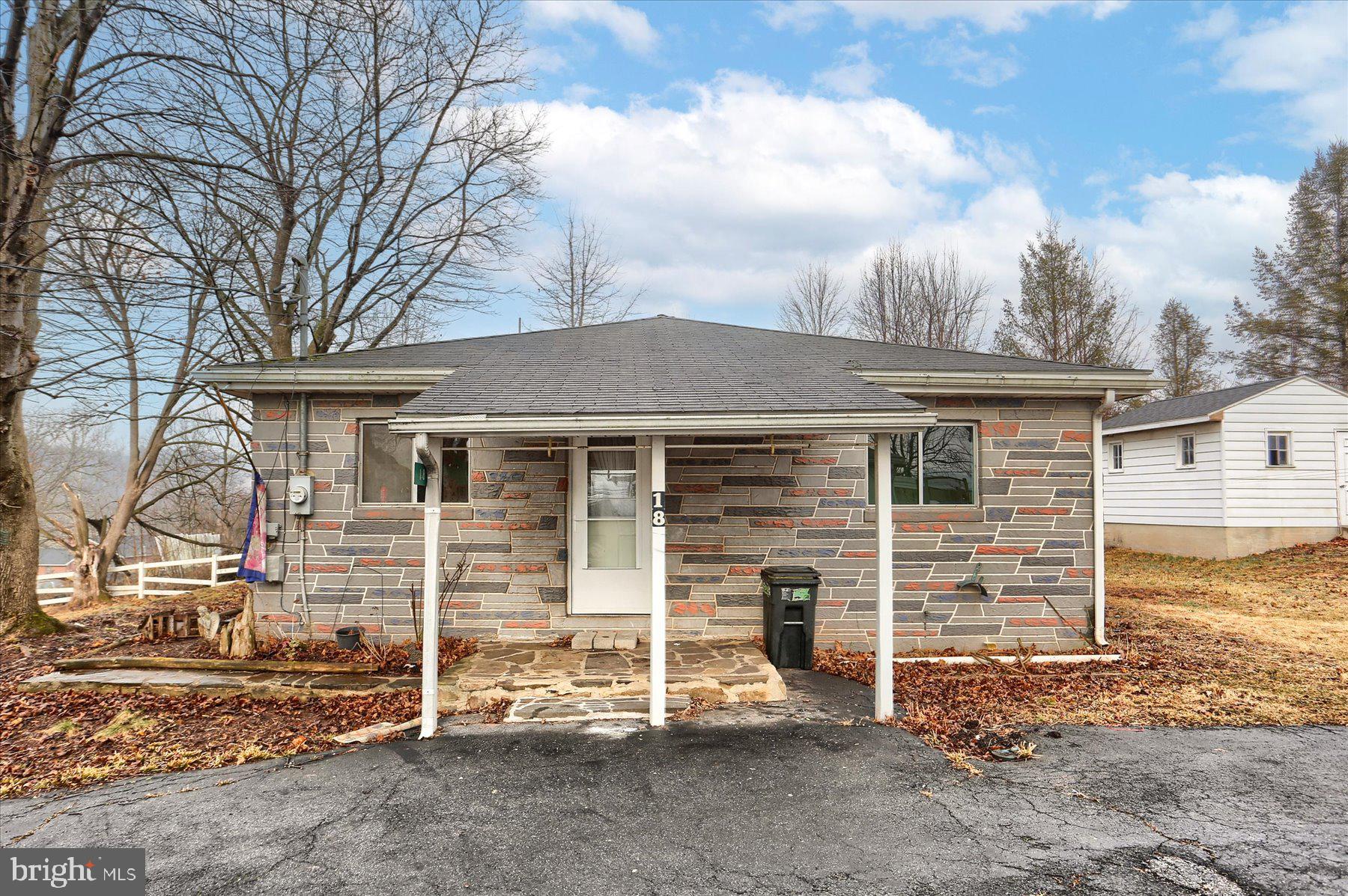 Looking for a great investment or a starter home with potential? This 3-bedroom, 1-bath home in Shermans Dale is the perfect opportunity to put in some sweat equity and make it your own! Featuring a sharp stone exterior and ample driveway parking, this home sits on a spacious, fenced-in backyard—ideal for outdoor entertaining, pets, or simply relaxing in privacy. Inside, you'll find three bedrooms offering plenty of space along with some exposed original hardwood flooring. With some updates and vision, this home can truly shine. Don't miss your chance to turn this property into a rewarding investment or your dream starter home. Call to learn more or to schedule a tour.