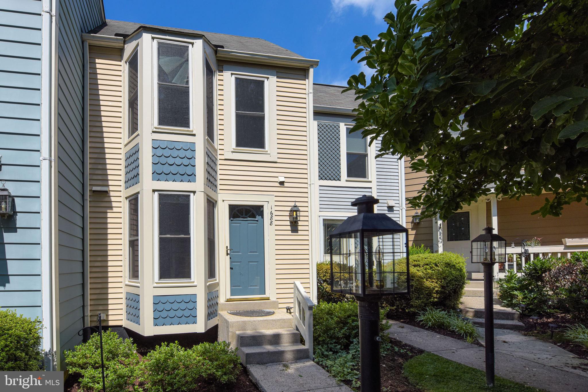 Welcome home to Reston. This beautiful 3 level victorian style townhome is ready to move in ASAP.  Be the first tenant to move into this freshly remodeled home. New floors, fresh paint, and BRAND NEW appliances. The kitchen opens to the dining space and living room. There is a large deck off the living room and overlooks the back yard space. Up stairs there are two large bedrooms with ensuite bathrooms. Downstairs is another large bedroom with a private bath. The laundry and large storage room can be found in the basement as well. New LVP in walkout basement. Assigned parking and additional parking in parking lot or off street. Storage shed, clothes washer and dryer included. Newer HVAC.  All that Reston has to offer so close by.  Don't miss this, it won't last long.