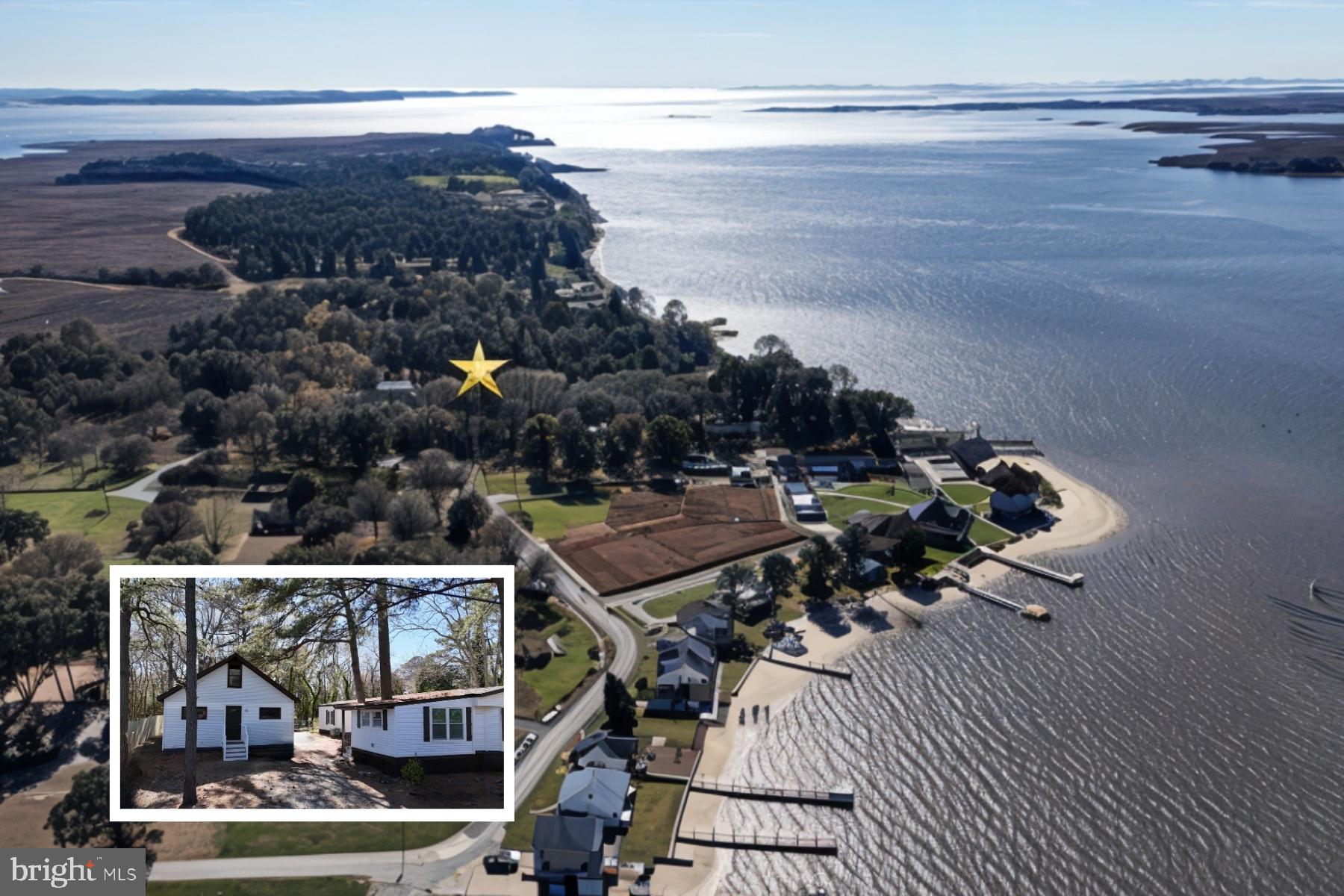 Gorgeous fully renovated 2 bed + office, 2 bath coastal retreat offering the perfect blend of comfort, style, and location. Taken down to the studs, this home features new siding, roof, HVAC, windows, and luxury vinyl plank flooring throughout. The bright, inviting interior includes bay windows, ceiling fans, a beautifully updated kitchen with new appliances, and stylish baths. 

A standout feature is the 1,000+ sq ft garage/workshop with abundant storage—ideal for hobbies, equipment, or workspace needs. Enjoy waterviews from the yard and walkable access to Webster’s Cove boat ramp, Mt. Vernon Harbor, playground, picnic area, and disc golf course—all while NOT being in a flood zone.  And no HOA, no ground rent!

Waterviews from the front yard with a large wooded lot behind, this home offers privacy and tranquility. Located on the Wicomico River, just a 5-minute boat ride to Bull Lips and close to fishing, local beaches, and outdoor recreation. Only 15 minutes to town, this quiet, friendly community delivers the best of coastal country living.