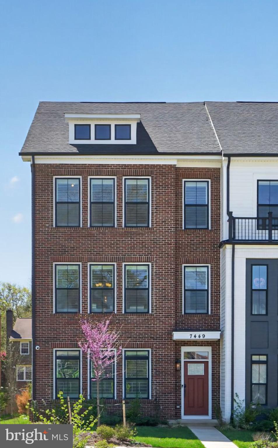 Welcome to 7449 Rocky Creek Terrace—a nearly new (2023), light-filled end-unit brick-front townhome offering 4 bedrooms, 3.5 baths, 2,722 sq ft, a 2-car garage, and premium wide wooden shutters throughout all floors in a prime Annandale location.
The desirable end-unit placement provides extra windows and abundant natural light throughout. The open-concept main living level is ideal for everyday living and entertaining, featuring a modern kitchen with quartz countertops, stainless steel appliances, gas cooking, ample cabinetry, and generous counter space.

A main-level bedroom with full bath offers exceptional flexibility for guests, a private home office, or multigenerational living. Upstairs, spacious bedrooms and well-appointed baths provide comfort, functionality, and a move-in-ready feel without the wait for new construction.

Enjoy low HOA fees and convenient access to I-495, I-395, Route 50, and Little River Turnpike, with quick connections to Washington, D.C., Tysons, Mosaic District, shopping, dining, parks, and recreation.

Exceptional value at $849,900—don’t miss this opportunity.