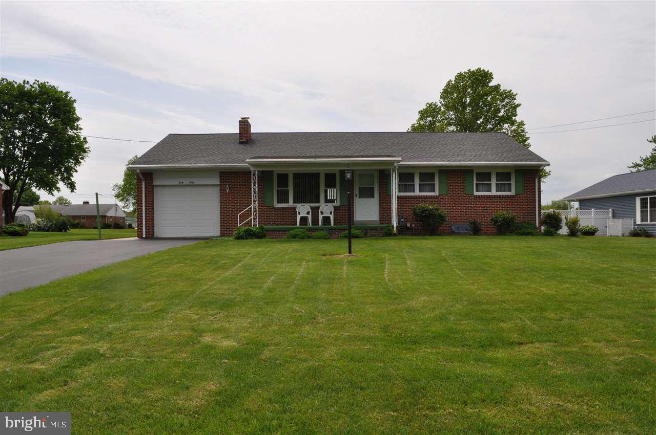 Neat as a pin   This rancher is very well maintained   Living room with fireplace   Large eat-in kitchen with appliances   3 bedrooms   Large over sized garage   Full basement.