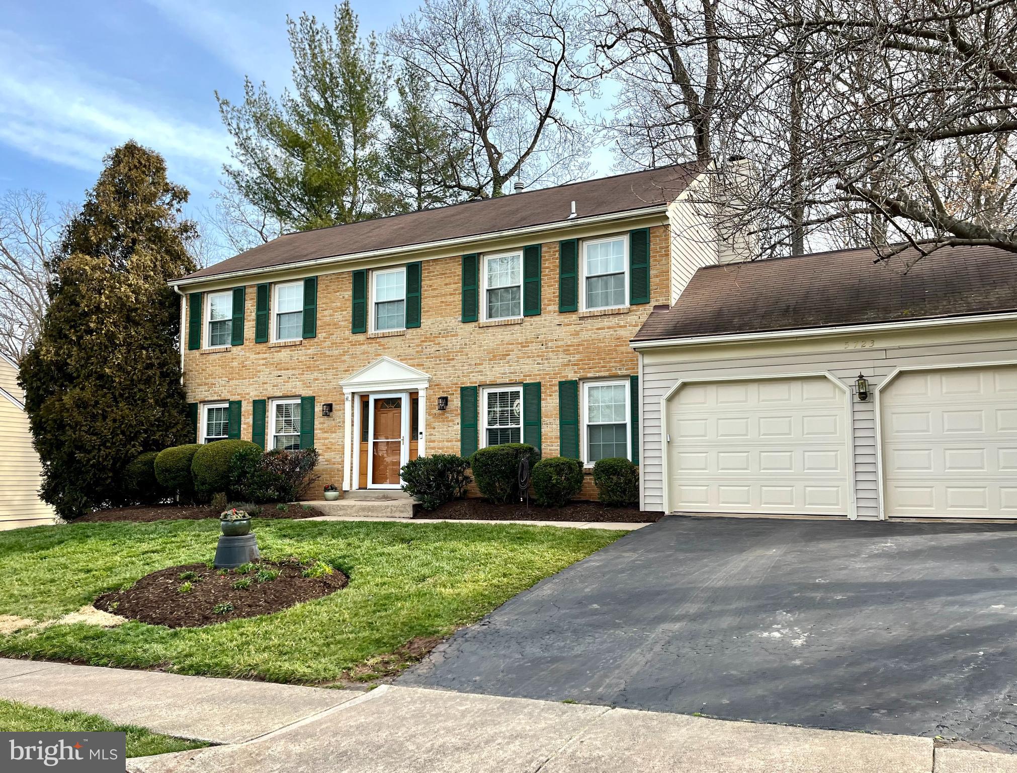 Impressive brick front colonial in the Westfields pyramid, backing to wooded parkland. Upon entrance, you are welcomed into a spacious foyer with hardwoods throughout the main level. Updated kitchen boasts white semi-custom cabinetry, quartz countertops with bar stool seating, stainless steel appliances, and ample pantry and cabinet space. The kitchen opens up into the family room with gas fireplace. Step out into the sunroom with terracotta tiled flooring, vaulted ceilings with skylights, and a peaceful view. From here, enter the back deck overlooking the mature trees in the private .33 acre yard. Dining room is off of the kitchen and connects to the sizable living room. Upstairs, the primary bedroom has an attached primary bath with separate vanity area and both a walk-in and a secondary closet. Three additional bedrooms and a full hall bath upstairs. On the fully finished lower level, a large rec room walks out to the stone patio. There is a half bathroom in the basement roughed out to expand with a tub or shower and a 5th legal bedroom could easily be added by putting up one wall. 2 car garage. Beautiful cherry tree in the front yard. Quick commuter convenience with easy access to 66, 28, Dulles Airport, Metro bus stops, and many shops and restaurants. Expected on the market 2/29 and Open Houses 3/2 from 2-4 and 3/3 from 11-1.