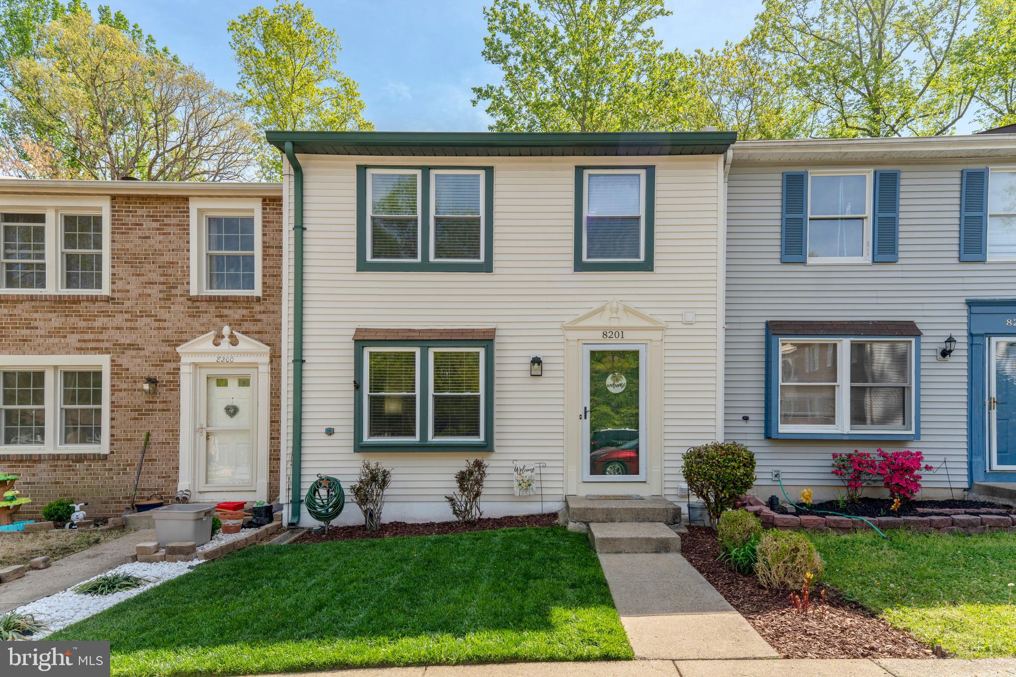 Beautifully maintained move in ready townhome in Newington Forest.  Updated kitchen and bathrooms, and house is freshly painted throughout. Step into a open family room right off the kitchen with an open area for eating. The upper level has all three bedrooms.  The primary bedroom has a beautifully updated bathroom with a walk in closet.   The walkout basement features a large family room with a fireplace.  There is a nice fenced in patio that backs up to a wooded area for privacy.  The Newington Forest Community has a nice pool, tot lots and basketball courts.  2 parking spaces with lots of guest parking. Easy commute to Pentagon and DC.  Top notch schools!  Don't miss out on this fabulous home!