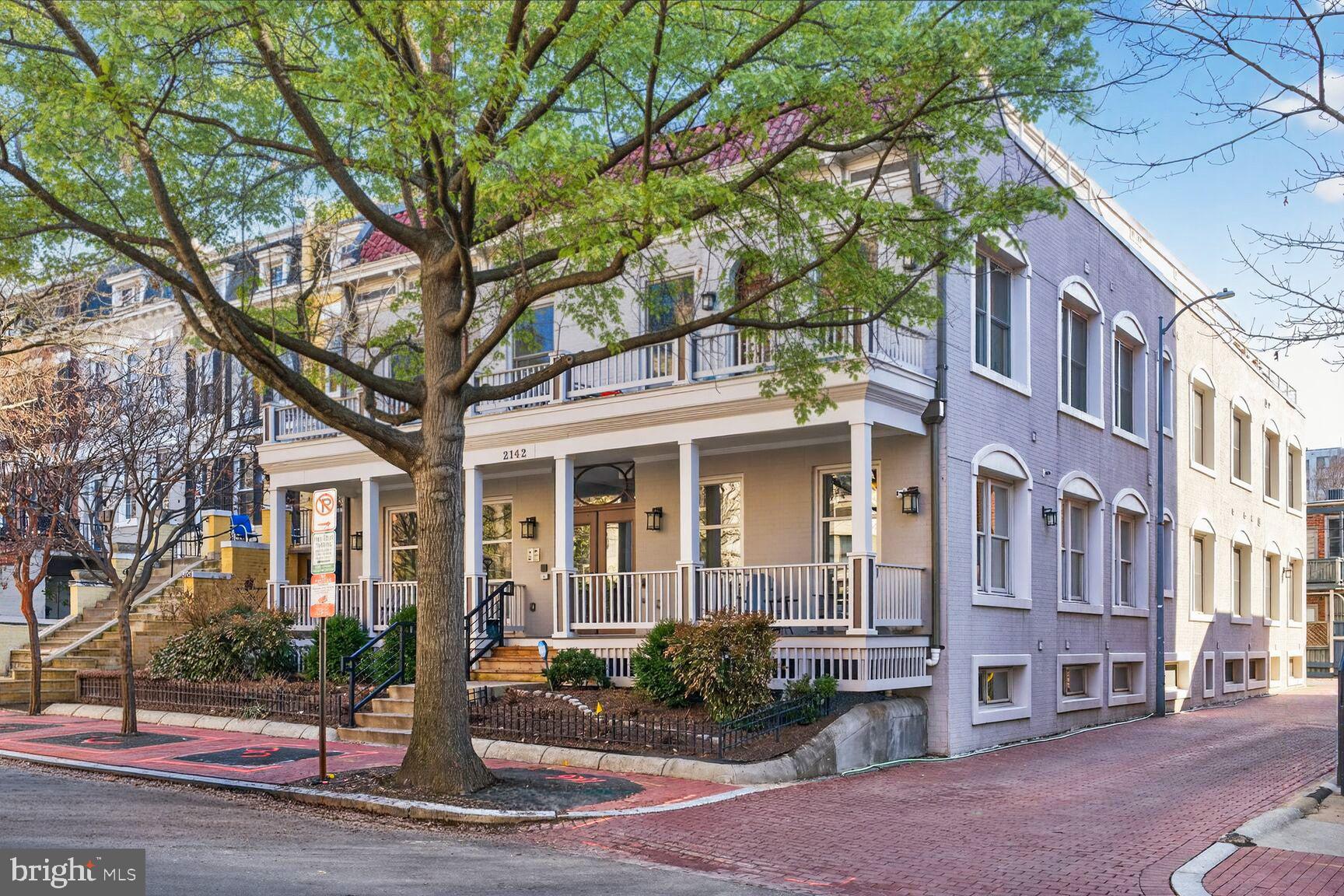 2142 O Street NW, Unit #100 is a 2-bedroom, 2.5-bath residence located on a quiet street in Dupont Circle and just steps to Georgetown's Rose Park. The home offers western exposure, high ceilings, and a charming front porch. Interior features include Arctic Oak hardwood floors, LED recessed lighting, and a functional open layout. The kitchen is equipped with a Bertazzoni Professional Series range, quartz countertops, and Grohe and Kohler fixtures. There is a powder room located on the main level and two full bathrooms in the lower level feature a sleek and updated look of porcelain mosaic floor and wall tile. The residence is part of an intimate building of nine units and offers a low condo fee of $431/month, which includes gas, water, trash and common area maintenance. Conveniently located close to everything Dupont has to offer, as well as the West End and Georgetown. Dedicated parking is available for a fee of $265/month just two blocks away at the 2201 N Street NW Garage. Pets allowed! OPEN HOUSE SUNDAY March 8th, 1 to 3pm.