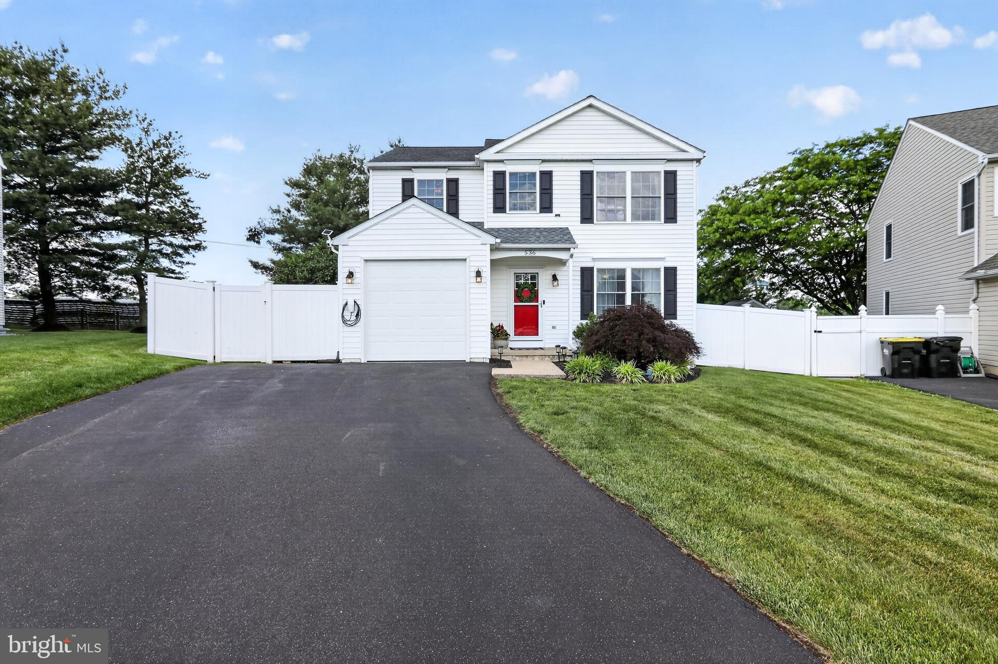 Tucked away on a private cul-de-sac in the highly sought-after Souderton Area School District, this beautifully maintained home offers the perfect blend of warmth, character, flexibility, and move-in-ready condition.

From the moment you step inside, you'll feel the pride of ownership. Sunlight fills the home, highlighting the inviting living spaces, tasteful updates, and thoughtful improvements throughout. The beautifully updated kitchen serves as the heart of the home, featuring granite countertops, stainless steel appliances (most replaced within the past five years), abundant cabinetry, recessed lighting, pantry storage, and a spacious breakfast area that flows seamlessly into the adjoining family room.

Whether you're hosting family gatherings in the formal dining room, enjoying a peaceful evening on the deck, or relaxing with family and friends in the finished basement, this home offers space to live, work, entertain, and unwind.

One of the home's most distinctive features is the professionally finished flex room, complete with dedicated mini-split heating and cooling and extensive sound-isolation enhancements. Currently used as a music and media room, this versatile space could easily serve as an exceptional home office, studio, fitness room, gaming room, playroom, creative workspace, or private retreat.

Upstairs, the spacious primary suite features a walk-in closet and private bath, while two additional bedrooms, an updated hall bath, and the convenience of second-floor laundry complete the upper level.

Step outside to a maintenance-free composite deck overlooking a private, fenced rear yard with mature landscaping and a storage shed, creating the perfect setting for entertaining, pets, gardening, or simply enjoying the outdoors.

Additional improvements include updated baths, updated flooring, paint, lighting, HVAC, sump pump, a dedicated Tesla charger served by an upgraded 60-amp circuit providing exceptionally fast Level 2 EV charging, and numerous thoughtful enhancements throughout the home.

Offering multiple finished living areas rarely found in homes of this size and price range, 536 Whitford Circle provides the comfort, flexibility, and lifestyle today's buyers are seeking. Carefully improved, lovingly maintained, and truly enjoyed, this is more than just a house—it's a place you'll be proud to call home.

Showings begin Thursday 6/11/26.