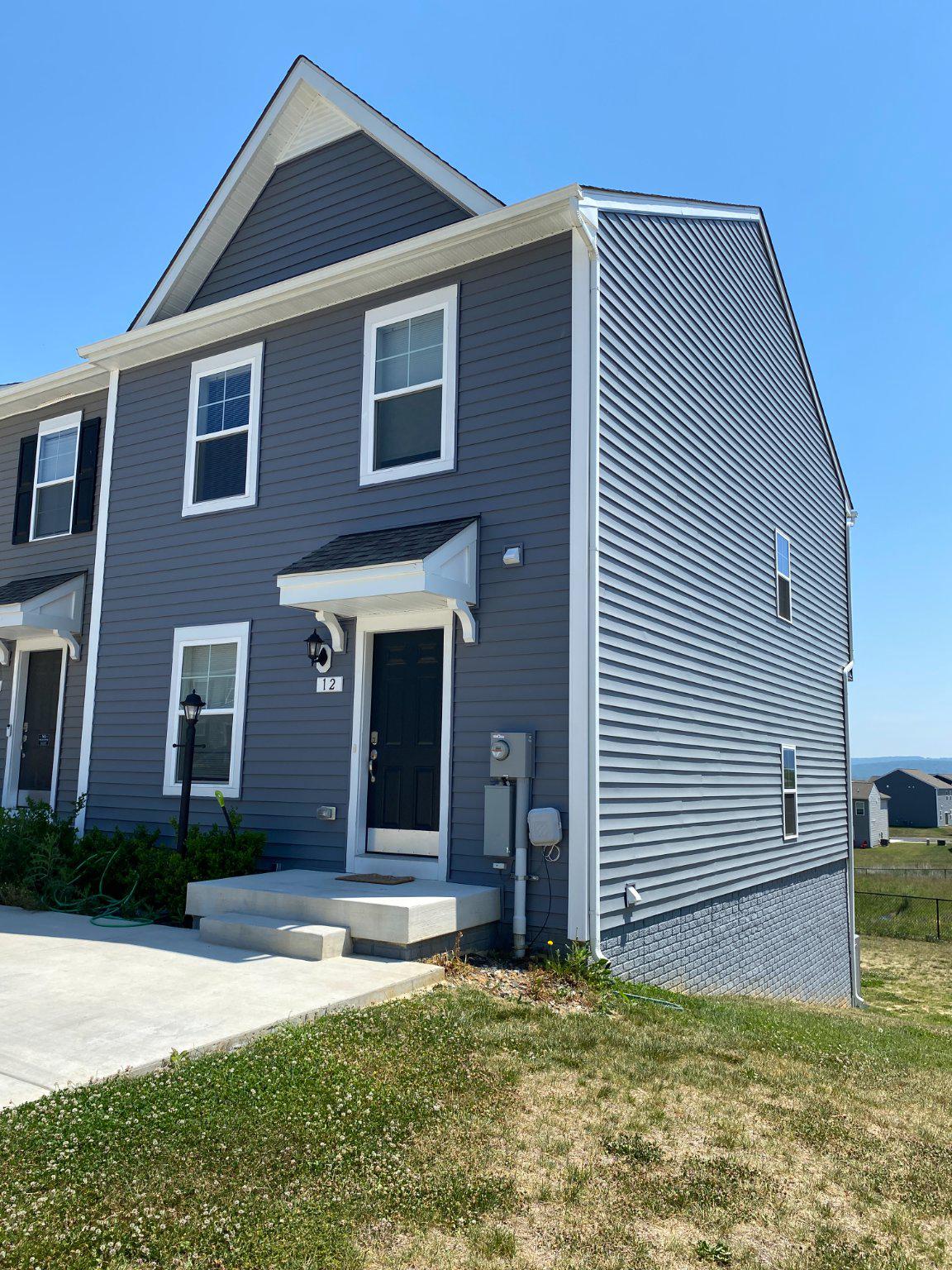 Schedule your showing of this amazing property today. Discover an exceptional investment opportunity in the Townes at Tate Manor! This stunning end-of-row townhouse, built in 2023, offers a modern living space with 3 spacious bedrooms and 3.5 baths. The open-concept design includes a kitchen with modern stainless-steel appliances and a large island. The primary suite includes a walk-in closet and bathroom with a dual vanity, shower, and tub. This home is an excellent commuter location with proximity to Maryland and Virginia. The local community of Charles Town, WV, offers shopping, restaurants, and the famous local casino. Jefferson Memorial Park and downtown are within walking distance.