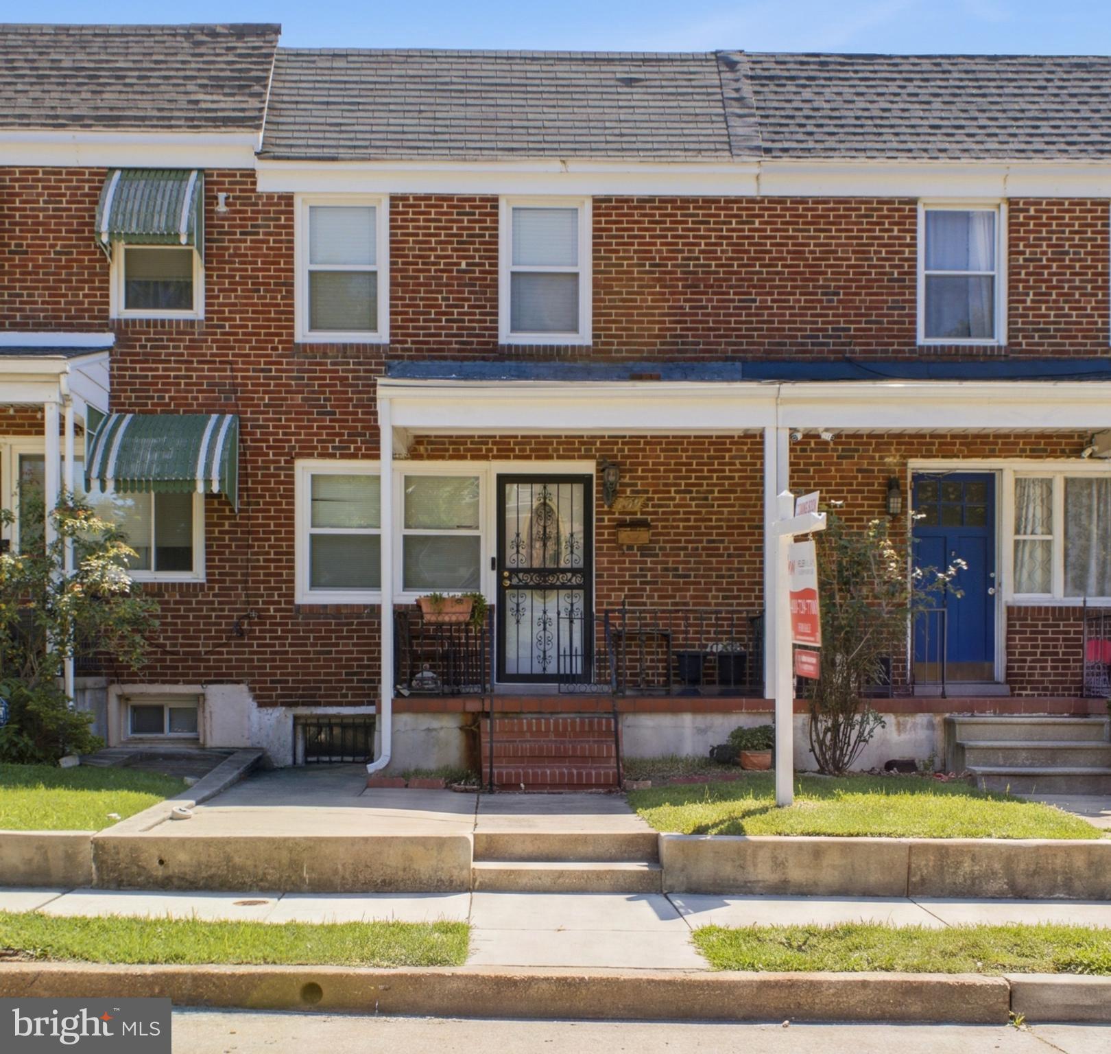 New to Greektown in Baltimore City. Here's a chance to own a home with lots of extras at a great price. This home features 3 spacious bedrooms,  2 full bathrooms,  hardwood floors throughout, a fully finished basement with kitchen, a partial kitchen on the main floor, and a big back yard with parking pad, storage shed, and room to entertain. Amenities feature updated windows, HVAC is 10 years old, water heater is 8 years old, and roof is 15 years old. Also comes with an alarm system with front and rear cameras. Priced lower than comparable homes in the area so you can put in your personal touches to make it your own. Perfect for first time homebuyers, or buyers with a vision to expand. Located across the street from a school, and just steps from Hopkins Bayview and Yard 56 shopping center. Make plans to see this one.