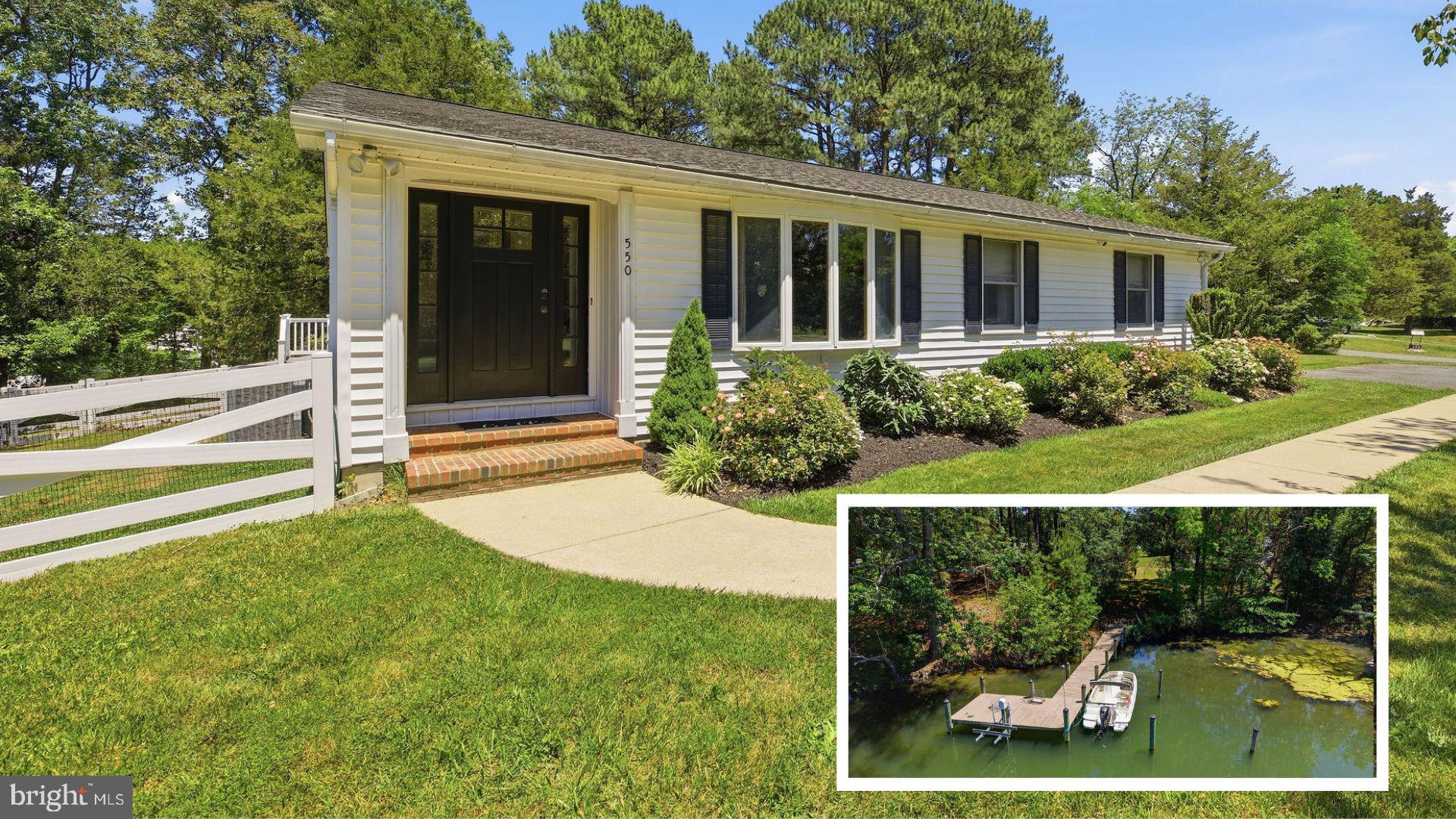 Wake up to sparkling water views, spend your afternoons on the creek, and end the day watching the sunset from your deck. Welcome to waterfront living at its best.

Nestled on over an acre along picturesque St. Johns Creek, this beautifully maintained home offers the relaxed coastal lifestyle you've been dreaming of. Designed for easy one-level living, the home features a spacious combined living and dining area perfectly positioned to capture stunning water views, plus a separate family room that provides additional space to gather, relax, or entertain.

Inside, you'll find three bedrooms and two fully remodeled bathrooms, including a beautifully updated primary bath that creates a private retreat at the end of the day. Large windows throughout invite natural light and showcase the property's scenic waterfront setting.

Step outside and the lifestyle truly shines. A large deck overlooks the creek, creating the perfect spot for morning coffee, outdoor dining, or simply enjoying the peaceful surroundings. Boaters and water enthusiasts will appreciate the private pier complete with a jet ski lift installed in 2023, providing quick and easy access to life on the water.

The sprawling level front yard, fenced side yard, and large storage shed offer plenty of space for recreation, gardening, pets, and all your outdoor gear.

Conveniently located just minutes from the waterfront restaurants, shopping, marinas, and entertainment of Solomons Island, you'll enjoy the perfect balance of privacy and accessibility. Spend your weekends strolling through Annmarie Sculpture Garden & Arts Center or biking to Solomons Town Center Park, all just moments from your front door.

Whether you're searching for a weekend escape or a year-round waterfront retreat, this exceptional St. John Creek property offers the space, views, and lifestyle that make every day feel like a vacation.