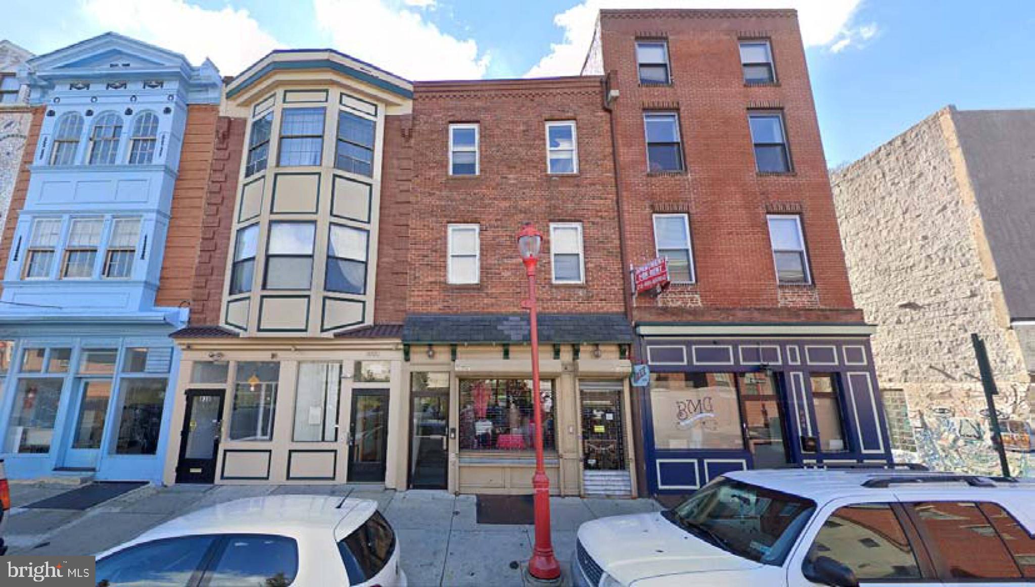 MPN Realty, Inc. is pleased to present an exceptional investment opportunity in the heart of Bella Vista, along one of South Street’s prime blocks! Located at 832-834 South Street, these side-by-side buildings boast a combined 36 feet of frontage on one of the city’s most vibrant streets. The properties consist of (2) commercial spaces, (4) 1 bed/ 1 bath units, (2) 2 bed/ 1 bath units, and 3-4 gated parking spaces. Zoned CMX-2.5 this is a fantastic turn-key investment opportunity. Located along South Street’s commercial corridor, neighboring tenants include Whole Foods, PNC Bank, Fine Wine and Spirits, and Bank of America. The properties are very well located in the heart of Bella Vista surrounded by a bustling commercial corridor and a plethora of residential units.