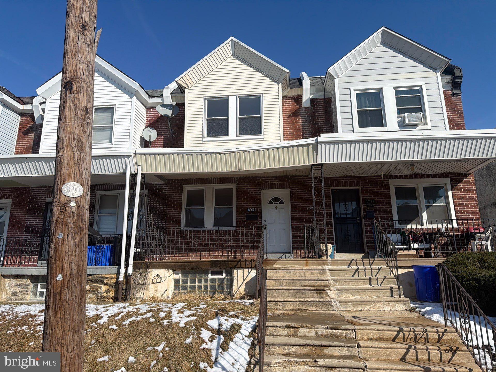 Located in the heart of West Oak Lane, this three-bedroom, one-bath home offers a functional layout and modern updates throughout. The main level features a spacious living room, formal dining area, and an updated kitchen with direct access to a rear deck—perfect for relaxing or entertaining. Upstairs, you’ll find three generously sized bedrooms and a full, modern hall bathroom. The full unfinished basement provides excellent storage and includes a convenient walkout to the rear of the property. A covered front porch adds charm and additional outdoor space, making this home a great option for homeowners or investors seeking value in a desirable neighborhood.