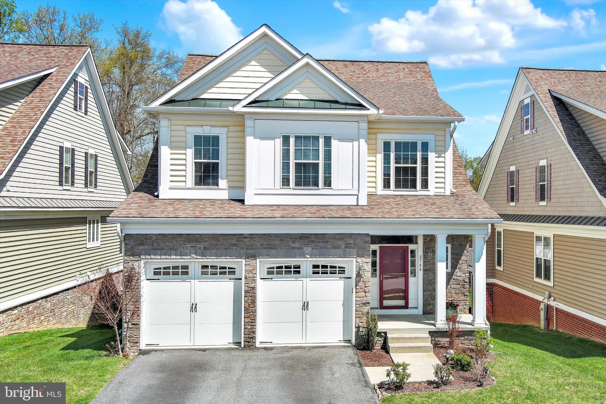 Rarely available single-family home in the highly sought-after Turf Valley community! This stunning residence features a large two-car garage and offers over 4,000 sq. ft. of beautifully finished living space across three light-filled levels.
The main level welcomes you with an airy, open-concept layout, highlighted by gorgeous luxury vinyl plank flooring and a modern kitchen featuring tall cabinetry and ample prep space—perfect for everyday living and entertaining. Plantation shutters throughout the main level add a timeless, upscale touch. Step outside to the expansive Trex deck, an entertainer’s dream, overlooking a private, tree-lined backyard.
Upstairs, you’ll find three generously sized bedrooms and two full bathrooms, including a spacious primary suite, along with a versatile study loft—ideal for a home office, reading nook, or flex space.
The fully finished walkout basement offers incredible additional living space, complete with a large fourth bedroom, a third full bathroom, and a sleek custom bar perfect for hosting guests or game nights. The basement is also wired with ceiling speakers, enhancing your entertainment experience.
Located in a prime Ellicott City (21042) location, this move-in-ready home is served by Howard County schools, just minutes from Turf Valley Resort, golf course, shopping, dining, and major commuter routes—offering the perfect blend of luxury, convenience, and comfort.

Schedule your private tour today!