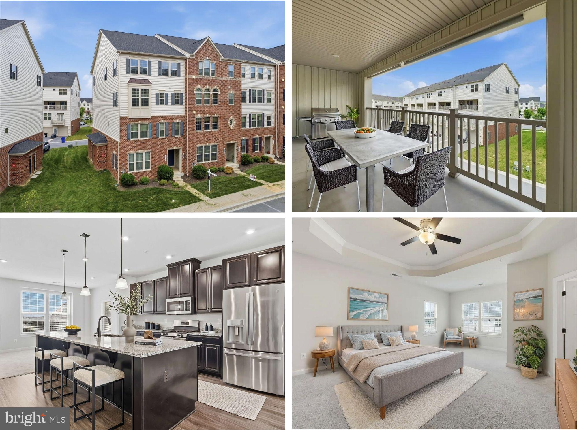 Beautiful end-unit upper-level condo townhome offering spacious and light-filled living in a highly convenient location. The open main level features a generous living area and a stunning kitchen with a massive center island, perfect for entertaining and everyday living. Upstairs, the oversized primary suite includes a comfortable sitting area for added flexibility and relaxation. Enjoy outdoor living on the large covered deck. As an end unit, this home benefits from abundant natural light throughout. Conveniently located near major commuter routes, top-rated schools, shopping, dining, parks, playgrounds, and community common areas. A wonderful combination of space, comfort, and convenience in sought-after Ijamsville.