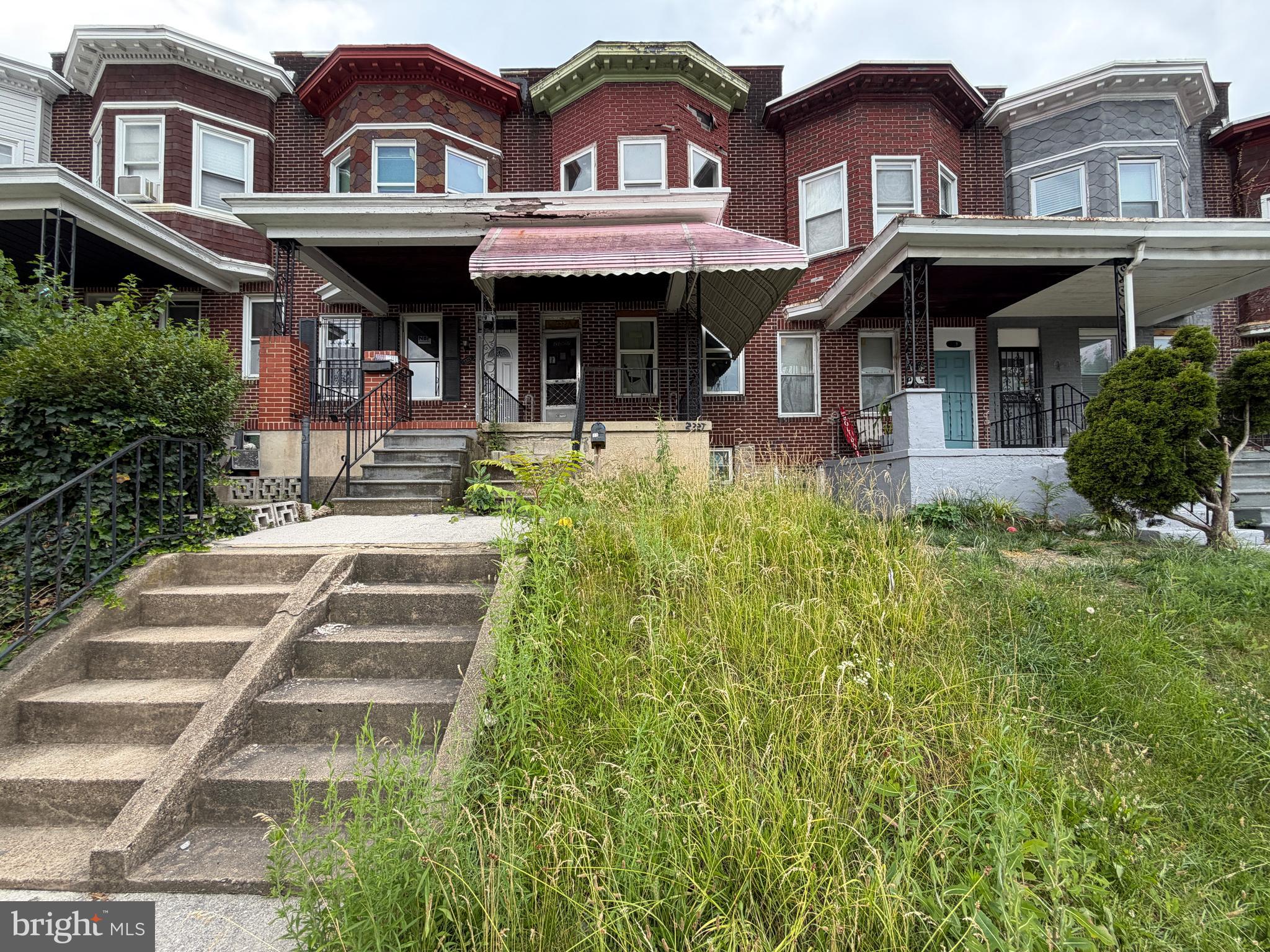 ONLINE AUCTION: This auction takes place on the Ashland Auction Group website bidding platform. Bidding begins  7/13/2026, 10:00 AM. Bidding ends 7/15/2026, 11:40 AM. The list price is the suggested opening bid. Deposit: $5,000.

This two-story porch-front townhouse is located in the Penrose/Fayette Street Outreach neighborhood of Baltimore City. Residents can enjoy the nearby attractions and facilities such as the West Baltimore MARC Train Station, Westside Shopping Center, Grace Medical Center, and Lower Gwynns Falls Park. The property is vacant and in need of repairs. Well-located in Baltimore’s historic West Baltimore corridor, this property offers convenient access to downtown, major commuter routes, and nearby neighborhood amenities, presenting a strong opportunity for renovation or investment potential.