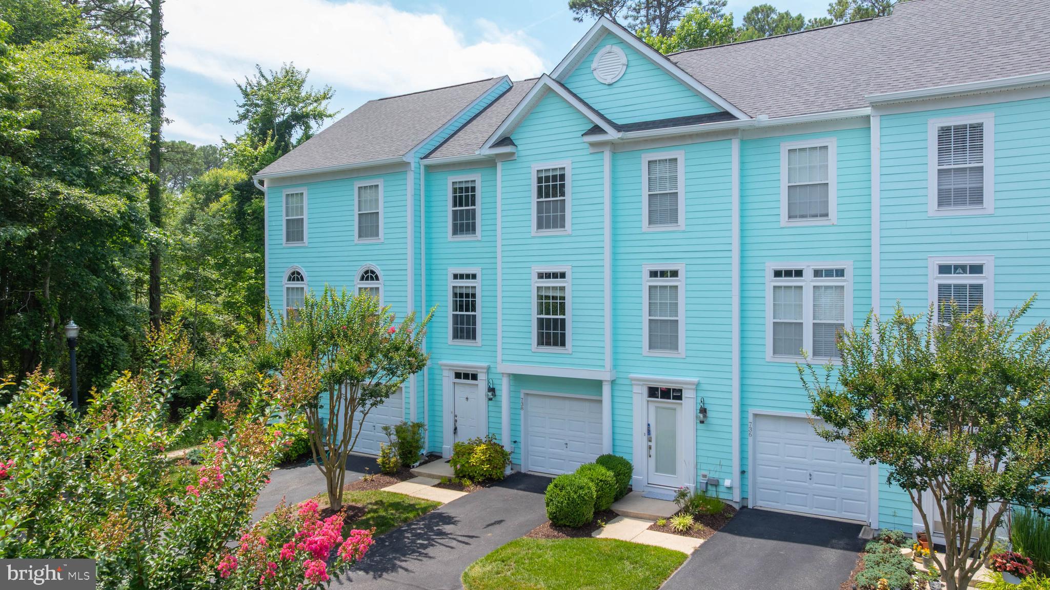 Professional pics coming ..........   Coastal living at its finest In Bethany  Shores!  39688 Sunrise Court #738, Bethany Beach is a stunning, move-in-ready, fully furnished 4-bedroom, 3.5-bath townhome within easy walking distance to the beach, vibrant restaurants, and shopping in Bethany Beach. Designed for comfort and effortless entertaining, this spacious retreat features soaring cathedral ceilings, elegant crown molding, and a kitchen with premium granite countertops. The thoughtful layout includes dual primary suites, one on the first floor and one on the third floor offering maximum privacy for guests or multi-generational living. Unwind after a day in the sand on your private second-floor balcony, or step inside to a  space where everything has already been taken care of.  Major capital improvements provide ultimate peace of mind: a brand-new roof and gutters (2025), a new water heater (2025), and a well-maintained HVAC system (approx. 7 years old). The low maintenance HOA has you covered, handling flood insurance, exterior maintenance, trash removal, pest control, and snow removal. Whether you are looking for a lucrative rental opportunity, a dream summer getaway, or a permanent full-time residence, this Bethany Beach gem is completely turnkey and ready for its next chapter.  Buyers Home Warranty Included.