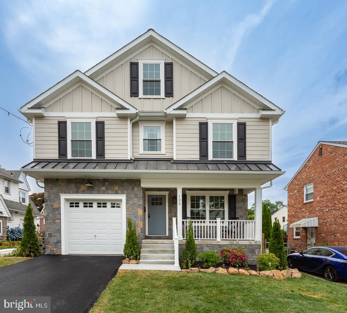 Welcome to 122 Joanna Rd.  A special location as the home is nestled between 2 dead end streets so you can imagine the quietness with no cross through traffic. Most of all rarely do homes become available in Havertown that have been redone to this magnitude. The top floors were completely removed and the home was reconstructed with all new layouts throughout including the basement. The beautiful ‘REAL
STONE’ open front porch is the perfect welcoming for all. The front door opens to the center
hall. To the right you have the bright formal Living room with lots of windows & a gas fireplace and to the left you have the home office. As you continue you pass the brick tiled mudroom w/
driveway exit & powder room, the main ‘open concept area’ is next. The Family room with gas
fireplace & sliders to the backyard are at one side & the chef’s kitchen, with the highlight being the
Verona 5 burner stove with DOUBLE OVEN at the other. A glass cabinet dry bar area with
beverage center and dining room finish off this well planned 1st floor. The metal baluster
stairway leads to the 2nd floor with a large hall linen closet, laundry room with sink,  two front bedrooms with a Jack & Jill bath with two vanities, and an additional bedroom with private bath.  The amazing primary bedroom is a  ‘must see’  with dual walk-in closets with built in units, a primary bath with 48”x 48” tile, 72” double bowl vanity and a multi function shower that let's just say "has all the spoils a master shower should have”. The finished basement has the 5th bedroom/or Gym ( has egress ), full bathroom, TV
area and 2nd office/ storage room.
So there you have it -  a practically new construction home redone with some of the finest
materials like Solid White Oak flooring, Kraftmaid Cabinetry, solid core doors, Hardie Siding &
Azek trim work just to name a few.  It also has what today's buyers want like a built in central
speaker system ( throughout the 1st fl, front porch & backyard) and hardwired with CAT 6 in
offices and at all TV inputs for computers and WIFI. The list goes on!!!!    Square footage is taken from Assessor in public records.
Minutes to Ardmore & Suburban Square.  Also to 76, 476 & 95 which can make commutes
easy everywhere. Havertown has great summer park programs for the kids and many sport
leagues, seasonal festivals throughout the year and most importantly AWARD WINNING
SCHOOLS.  NOTE: Garage is 1/2 garage for storage/bikes/etc
Come see why so many new families are calling Havertown HOME today!!!!