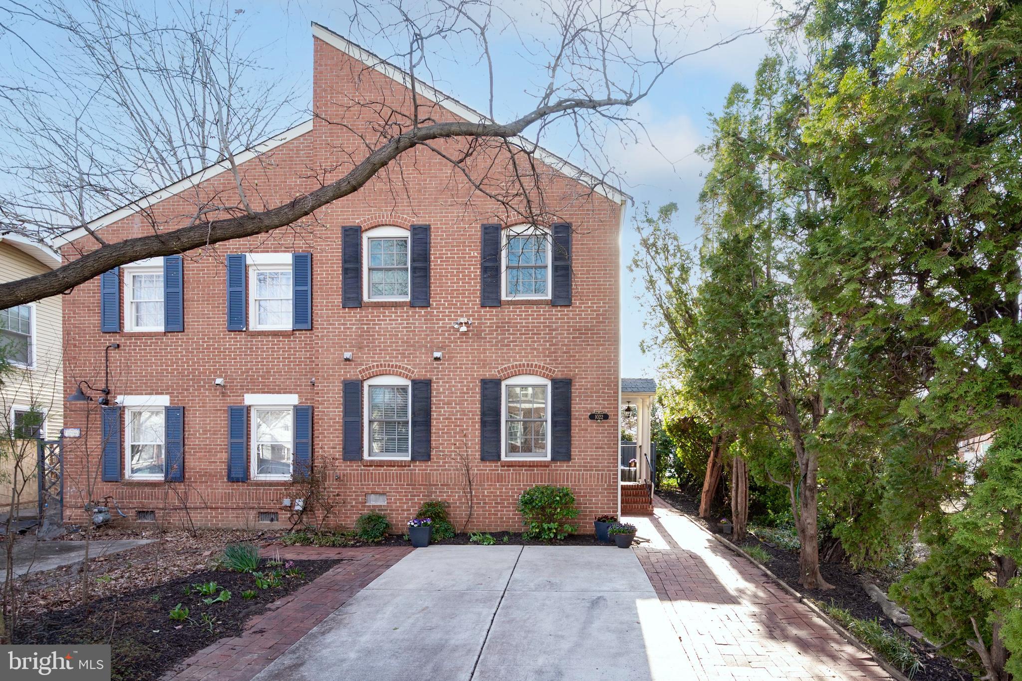 Timeless Elegance in Historic Old Town Alexandria – 

Step into refined sophistication at 1022 Powhatan, where classic charm meets modern luxury in the heart of Historic Old Town Alexandria. 

This stunning all-brick, end unit townhome offers 3 spacious bedrooms, 2.5 beautifully updated baths, and an array of designer upgrades that elevate every space.

Indulge in the spa-inspired primary suite, featuring a brand-new wet room with a soaking tub, heated tile floors, and exquisite finishes. A custom-built, floor-to-ceiling vanity and shoe storage add both style and function to your personal retreat. The two, brand new, second-floor bathrooms have been masterfully redesigned with premium materials for an elevated living experience.

The main level is an entertainer’s dream, offering a sun-drenched living room with a wood-burning fireplace, a formal dining room, and a gourmet chef’s kitchen perfect for cooking your favorite meals. A convenient powder room and utility room complete the inviting space.

Step outside to your private brick patio, perfect for summer gatherings, complete with a custom-built storage shed. And with your own private driveway, parking will never be a concern.

Unmatched convenience awaits—just half a mile to Braddock Metro and effortless access to DC via the scenic GW Parkway. Enjoy a vibrant lifestyle with walkable access to St. Elmo’s Coffee & Pub, Sister’s Thai, West Elm, River’s Edge Yoga, Old Town North Farmer’s Market, Founder's Park, the Potomac River, and all the acclaimed museums, shops, cafés, and Michelin-starred restaurants that make Old Town Alexandria a world-class destination.

This is more than a home—it’s a lifestyle. Schedule your private tour today!  ***Offer Deadline is Tuesday, March 25th, 5:00pm. ***