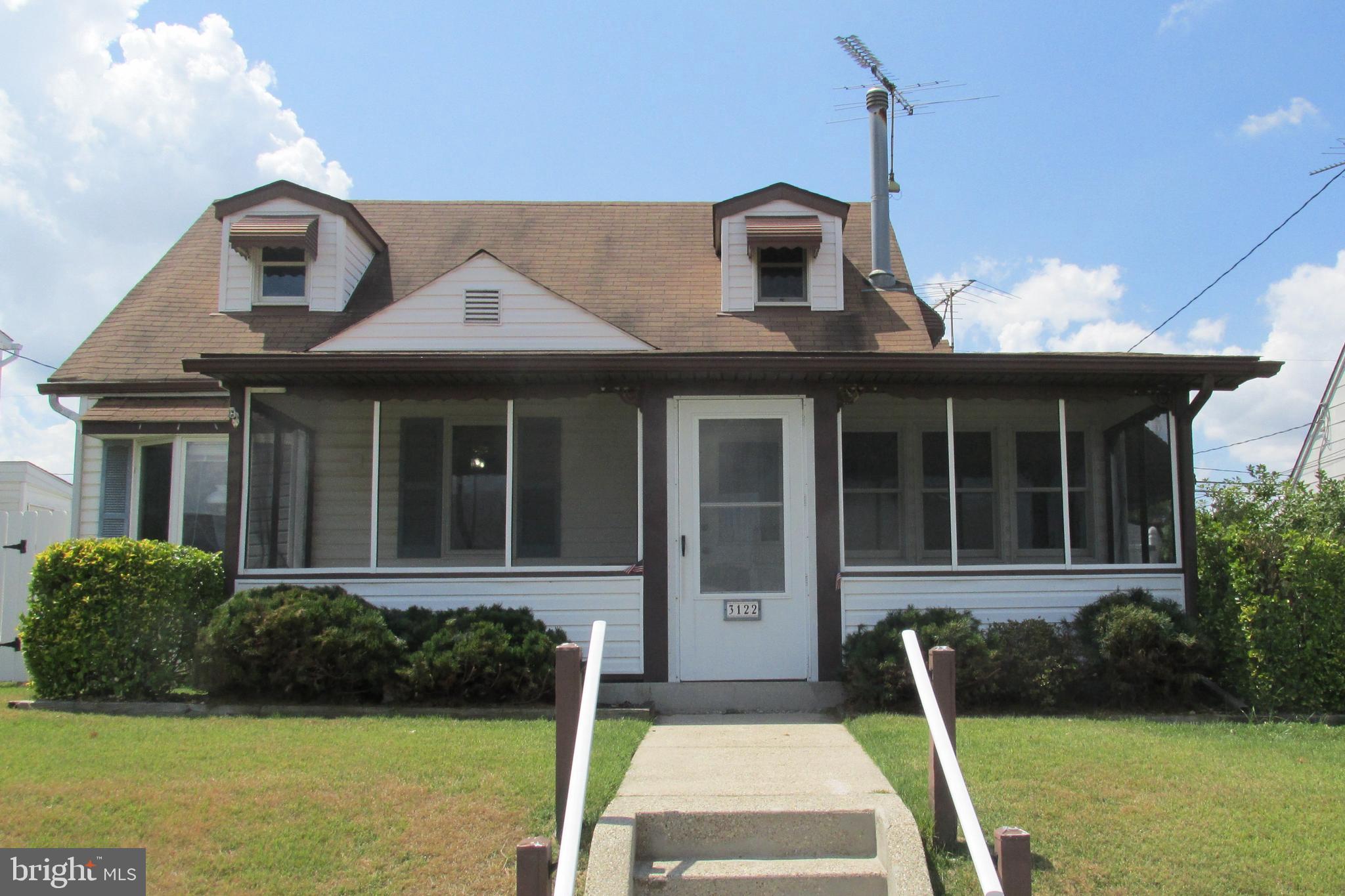 Spacious 3 BR cape cod, 2 full BA. Separate handicap shower on main floor. Eat-in Kit, loads of cabinets. Formal Dining rm. off Kit. Enclosed front and back porches. 3 1/2 ton CAC , plus a whole house generator in case of outage. Spacious 1 1/2 car garage plus work shed. Park 3 cars in drive & 1 next to shed. Owner wants to sell AS IS, no repairs. Insps for buyer info only.  Call CSS/appts
