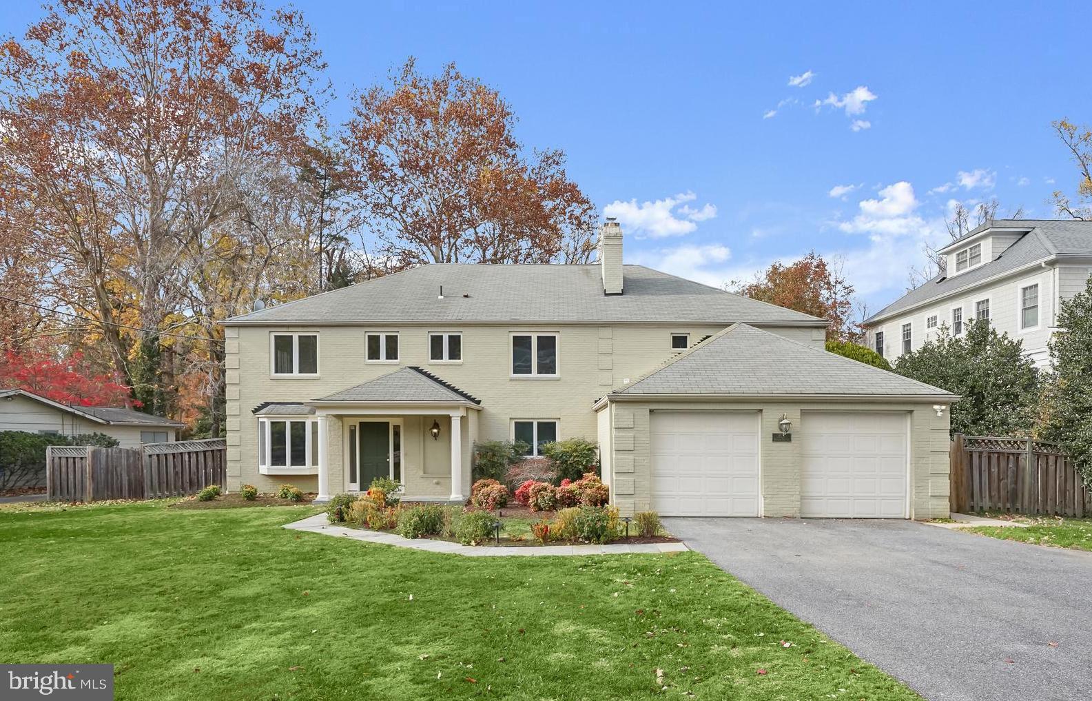 This classic brick Colonial was masterfully redesigned and expanded in 2006, offering more than 6,500 square feet of beautifully renovated living space, complete with a two-car garage and EV charger. Sited on a rare and private ¾-acre lot (33,238 square feet), the deep, level, fenced backyard provides an exceptional
setting for both everyday living and entertaining. The outdoor spaces truly set this home apart. Enjoy morning coffee or weekend reading on the vaulted screened porch as the gentle sounds of the pond creates a peaceful backdrop, or practice your short game on your own private putting green. Inside, a gracious
front entry draws your eye through the sun-filled interior, reimagined for today’s lifestyle. The chef’s kitchen features high-end stainless-steel appliances and opens seamlessly to a step-down family room anchored by a striking double-sided wood-burning fireplace. The primary suite addition is a true retreat, with vaulted
ceilings, private sitting room, custom walk-in closet with abundant built-ins, and a spa-inspired bath featuring dual vanities, soaking tub, and multi-head shower. A main-level bedroom suite offers flexibility for guests, while additional spaces easily accommodate offices and gathering areas. Freshly painted throughout with many recent upgrades 

Located within the popular and highly coveted Walt Whitman High School cluster, this exceptional home blends timeless architecture and modern comfort for an unparalleled lifestyle.