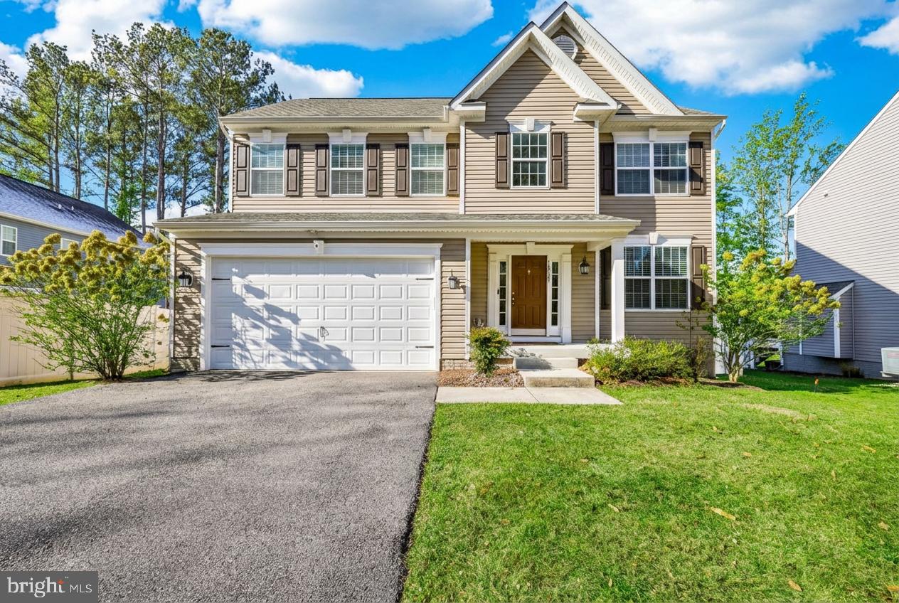 Beautiful Colonial Home built in 2019 and in excellent condition. Upstairs features four generously sized bedrooms, including a spacious primary suite with vaulted ceilings, a spa-inspired private bath with double vanity, walk-in shower, and his-and-her separate closets. Three additional bedrooms share a second full bath. A conveniently located upper-level laundry room includes an upgraded front-loading washer and dryer. The main level offers a semi-open layout that perfectly balances comfortable living and dedicated spaces. Additional highlights include recessed lighting, rich dark hardwood floors, a cozy fireplace, and elegant crown and chair rail molding that add warmth and sophistication to the dining room. The open kitchen showcases classic dark cabinetry, a large farmhouse sink, upgraded high-end appliances, and quartz countertops. The finished basement provides exceptional flexibility with a generously sized bedroom, en-suite bath, and additional living space ideal for guests, recreation, or private quarters. The walkout basement flows to a private, fully fenced backyard complete with a fire pit, hot tub, and storage shed perfect for relaxing or entertaining. The spacious two-car garage includes sleek custom upper storage and an electric vehicle charger. Major systems, including HVAC and Roof, are newer (2019). Recent upgrades include upgraded Monogram appliances, freshly painted throughout, a Ring front camera, a Ring floodlight camera, and a Nest thermostat. Situated on a quiet cul-de-sac, residents enjoy access to Columbia’s parks, trails, playgrounds, and community amenities. Convenient to Routes 29, 32, 70, 100, and I-95 with easy access to Baltimore, DC, Fort Meade, and BWI. This neighborhood is within close distance to shopping, dining, Columbia Town Center, Merriweather Post Pavilion, Howard Community College, Howard County Hospital, and Columbia Mall.  NO CPRA FEES. HOA fee paid in full for the year.  $1,000 lender credit to buyers' closing costs offered for using our preferred lender. ACCEPTING BACKUP OFFERS!