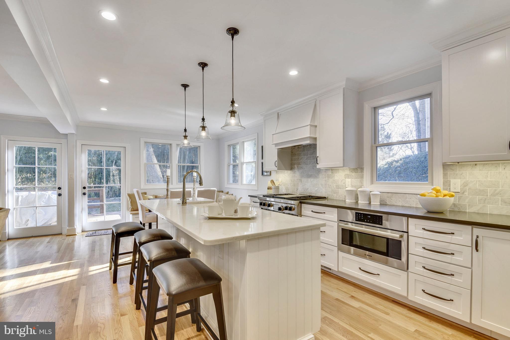 INCREDIBLE OPPORTUNITY IN HILLMEAD! 2017 STUNNING TOP-TO-BOTTOM RENOVATION! PRIVATE SERENE BACKYARD. 6BR INCL 1 BR ON MAIN LVL; GENEROUS ROOM SIZES, GOURMET KITC OPENING TO FAM RM W GAS FP; BUILT-INS GALORE, HRDWD FLRS; LUXURIOUS BATHRMS; MASTR SUITE W DUAL WALK IN CLOSETS; MASTER BATH W HEATED FLRS, SEP SHWR; LIGHT-FILLED RMS; AWESOME REC RM & LEGAL BR ON LL; EXPANSIVE DECK & PATIO; 2 CAR GAR!