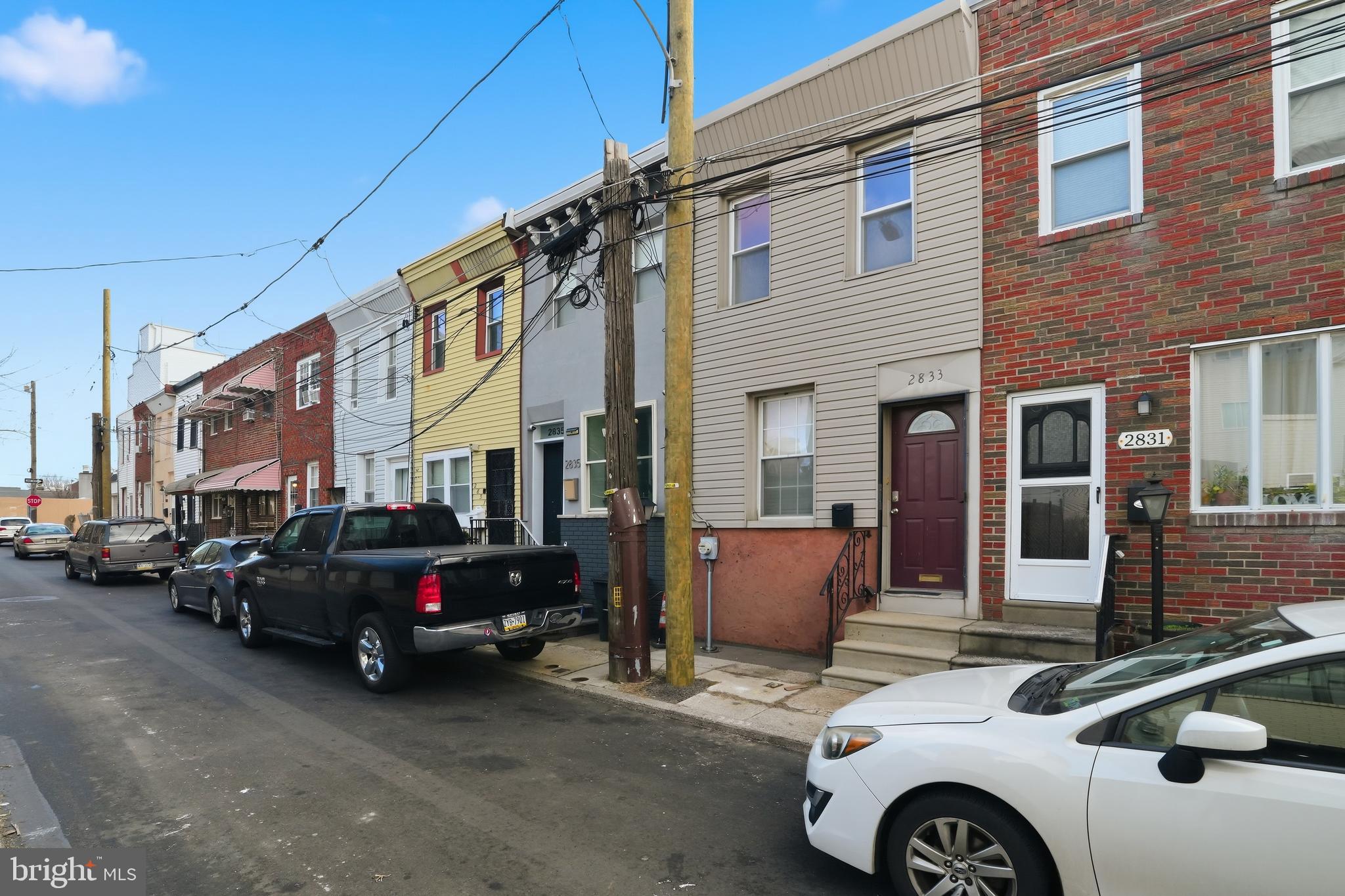 Port Richmond, 2 bedroom, 1 bathroom home. Located seconds from public transportation and minutes from Fishtown. Step into this living room with natural light complete with laminate flooring throughout, new ceiling fans and fresh paint. The dining room offers enough room for a large table for family dinners. The updated kitchen is equip with wood cabinets, tile floors, and gas cooking. The second floor has two large bedrooms with plenty of closet space. The large full bathroom is located on the first floor and also has laundry hook ups. Nice size rear yard.  Come check out this home and make it yours.