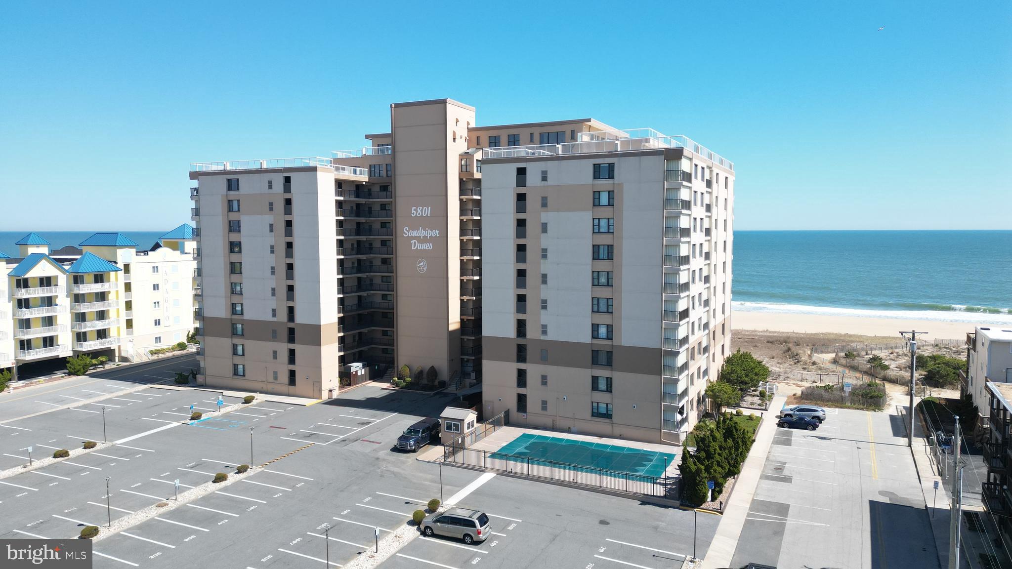 One of the best buildings on the BEACH *  Sunrise to Sunset * Spectacular Ocean  and Bay Views from this Amazingly Beautiful 2 Bedroom 2 Bath  Condo, completely renovated, and yes the furniture conveys * Storm Shutters * Large water heater in utility room * Washer/Dryer * Fantastic  open concept  kitchen  *

This gem is waiting for you to enjoy the many benefits  of owning  a piece of paradise in such a well run building located in midtown, Ocean City *  You will enjoy the  extra  windows on the side offering Beautiful Sunset Views *  Building features: 3 elevators,  2 car assigned parking spaces, luggage carts, outdoor pool, water shower/rinse stations on North and South side of the building * This condo was not a rental *