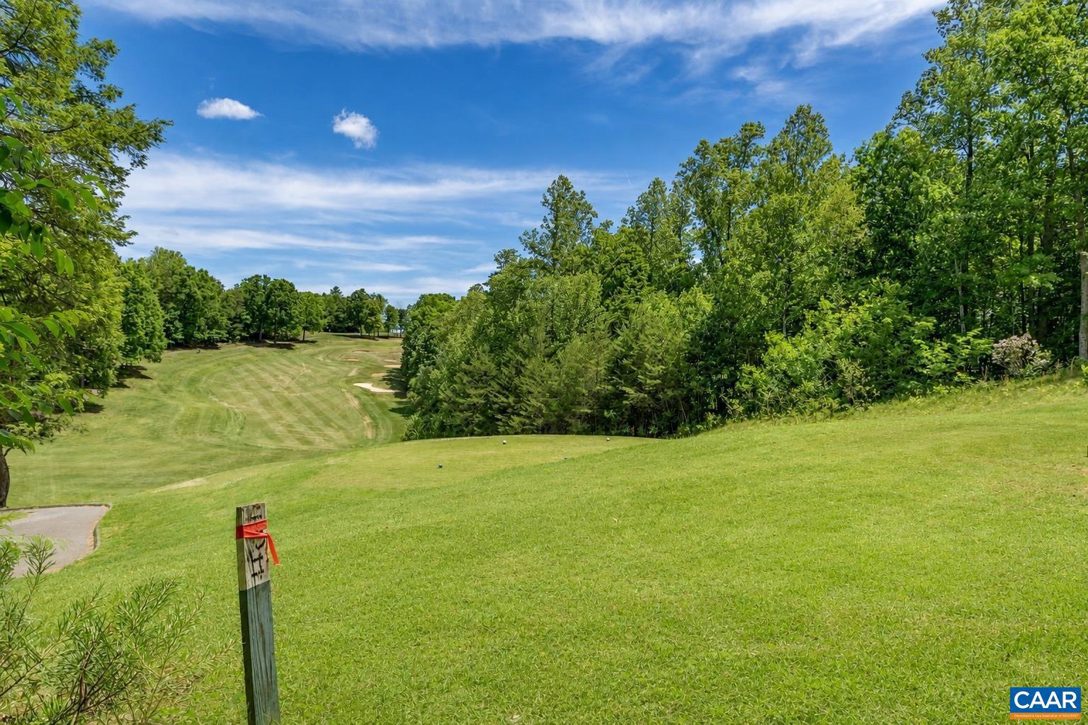 Bring your vision, build your dream home and enjoy gorgeous views down the Tuckahoe 2nd fairway at the renown Stoney Creek golf course! Discover the Stoney Creek lifestyle! Part of the Wintergreen Resort, Stoney Creek is amenity-rich with pool, tennis, nearby lake and miles of trails n the neighborhood and up into the Blue Ridge Mountains. Enjoy nearby skiing in winter, golf, tennis and pickleball in summer...a true year round resort! The lot is on highly desirable Cedar Glen Close, walking distance to the clubhouse, Iron and Ale Restaurant, and popular farmer's market. No well or septic required! All this, and nestled in the heart of popular Nelson County wineries, breweries, distilleries and cideries! The owners' designed and sited a custom home perfectly to take in the views -- homesite and plat available in the listing documents.