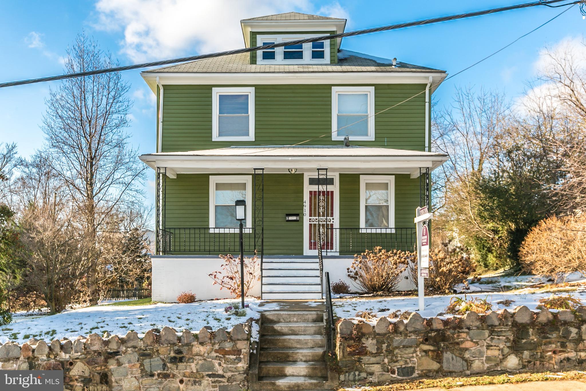 An exceptional Lauraville home on an appealing .23 acre  landscaped lot.   Attractive blend of original detail and thoughtful updates.   Nicely sized rooms, high ceilings , attractive wood floors.  Updated kitchen and bath, 2-zone central air, 200 Amp Electric.  Use your imagination on best use for bonus room on 3rd floor.  1 year Cinch warranty included.