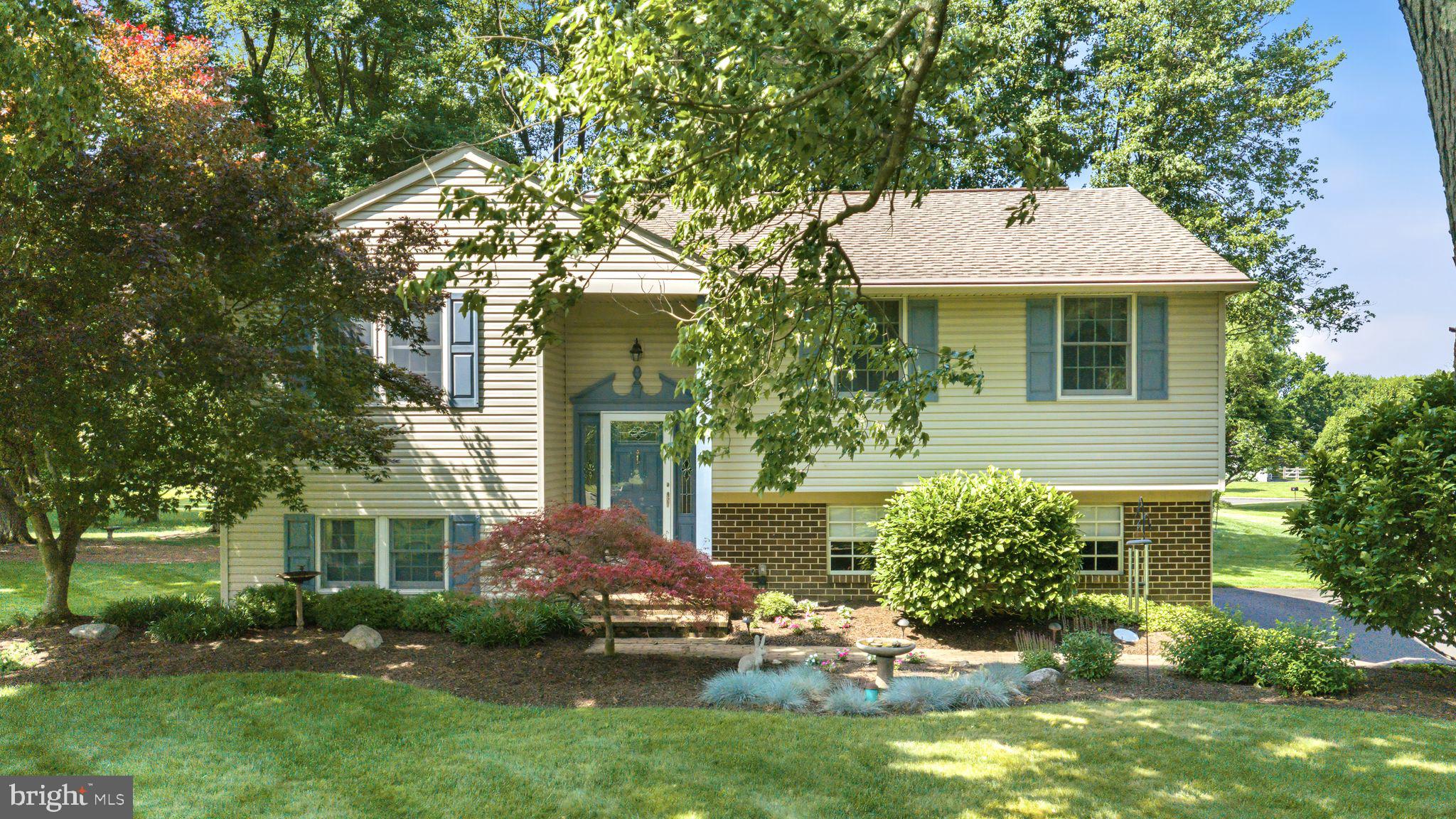 Showings Start 6/14 at Open House 12pm-2pm.  Welcome home to this beautifully maintained single-family residence tucked away in a quiet cul-de-sac neighborhood, yet just moments from all the shopping, dining, and conveniences that Montgomeryville has to offer. Located across from Montgomery Mall, this home provides the perfect combination of accessibility and privacy, surrounded by mature trees and established homesites. Step inside and head upstairs to the bright and inviting main living area. The spacious living room flows seamlessly into the dining area and updated kitchen, creating an ideal layout for both everyday living and entertaining. The kitchen features granite countertops, upgraded appliances, and sliding glass doors leading to a private Fiberon composite deck.  Enjoy morning coffee, outdoor dining, or simply relaxing while overlooking the backyard. The upper level also offers three generously sized bedrooms and a full hall bathroom.
Downstairs, you'll find a cozy family room centered around a charming fireplace, perfect for gathering with family and friends. Sliding doors provide convenient walk-out access to the backyard, creating a seamless indoor-outdoor living experience. This level also includes a bedroom but could be versatile to serve as a home office or playroom.  A convenient half bathroom, laundry area, and attached garage complete the lower level. With its desirable location, functional floor plan, upgraded kitchen, private deck, flexible living spaces, and cul-de-sac setting, this home offers the perfect blend of comfort, convenience, and value. Enjoy easy access to shopping, restaurants, entertainment, and major commuting routes while coming home to a peaceful neighborhood setting. Don't miss your opportunity to make this wonderful property your own!