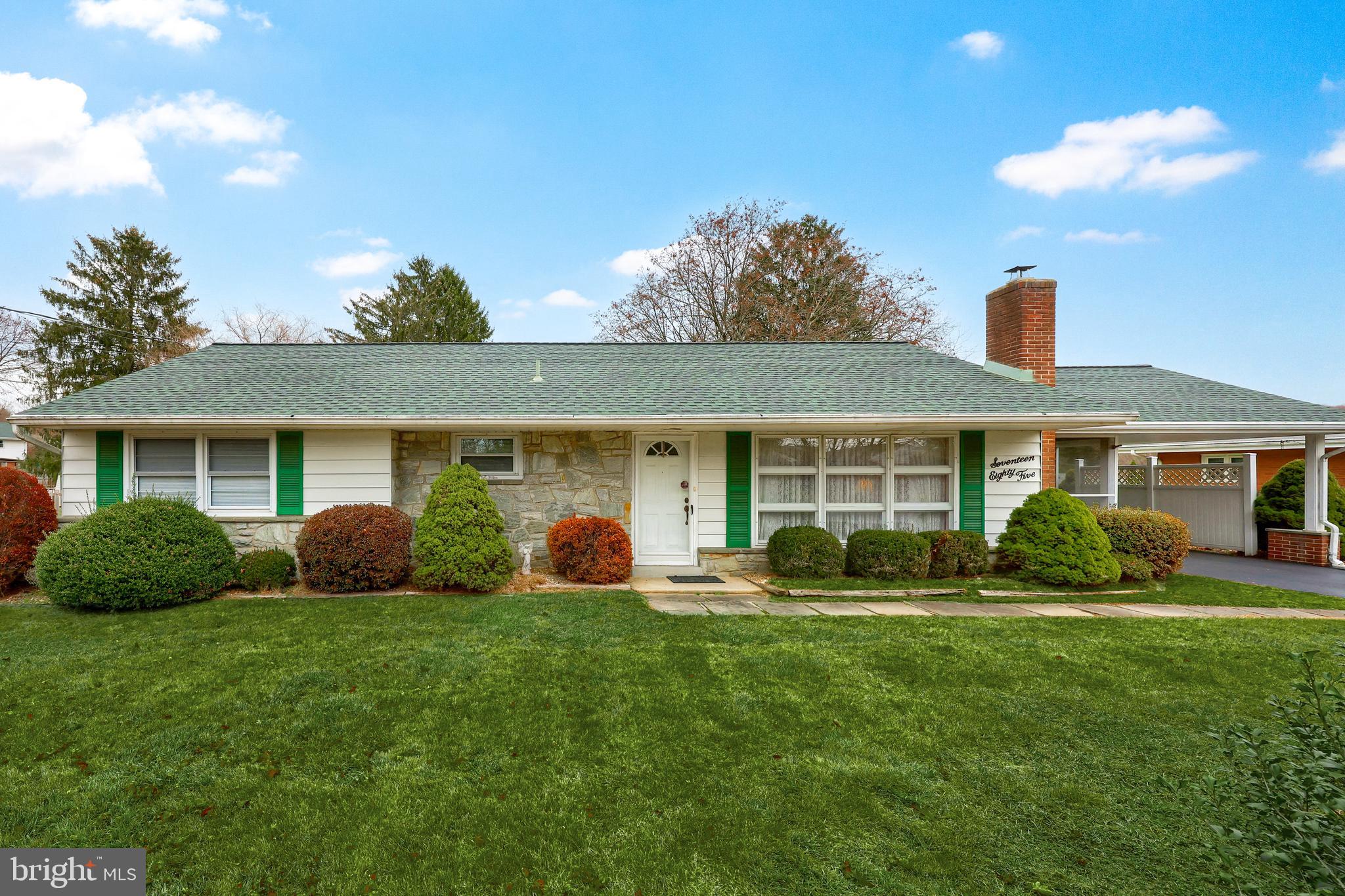 Welcome to this charming rancher in the Penn Manor School District, where you can enjoy one-floor living in a peaceful and convenient location. This home features beautiful hardwood flooring throughout nearly the entire home underneath carpets, a newer roof, central air, finished lower level, and a large flat private backyard. The main level offers three bedrooms, one full and one half bath, an eat-in kitchen, formal dining room, and large cozy living room. The lower level is finished and has a bar, a half bath, plenty of space for entertaining, and lots of room for storage. This home is in the desirable Colonial Manor neighborhood and has no HOA fees. Don't miss this opportunity to own this home on a beautiful, tree-lined street. Contact Nate Machowski to schedule your private showing today!